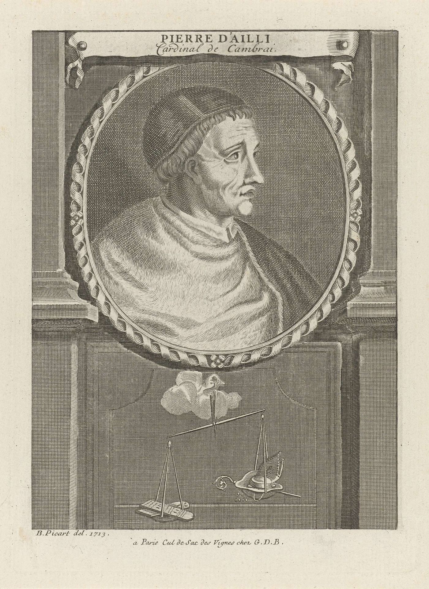 Portret van Pierre d'Ailly by Anonymous