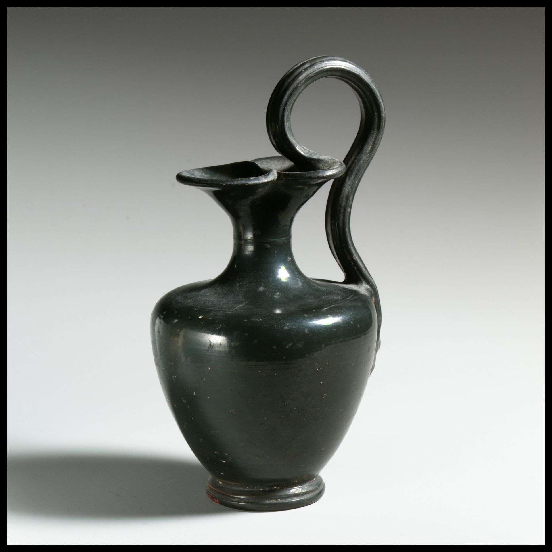 Terracotta oinochoe (jug) by Group of Vienna O.565