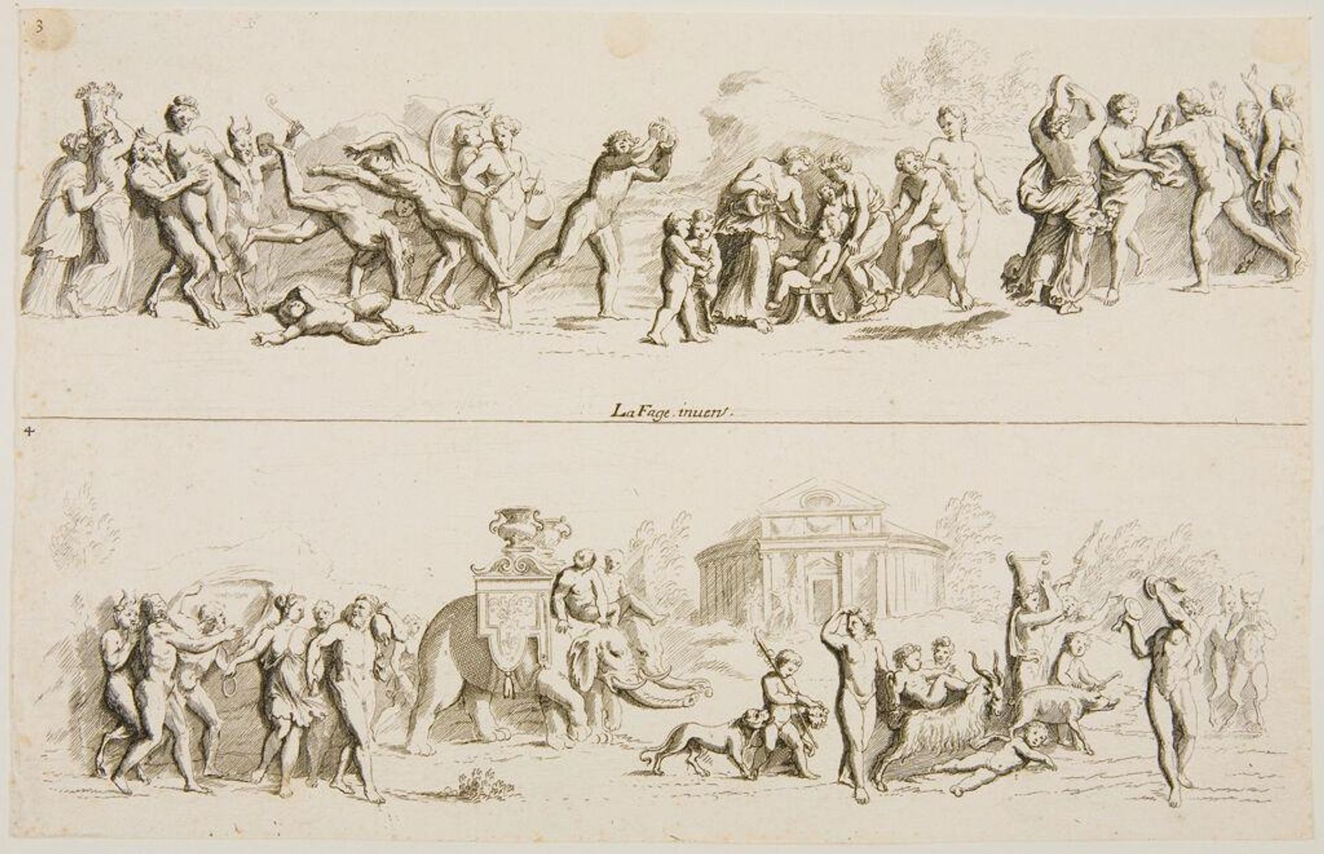 Frieze by Johann Ulrich Kraus
