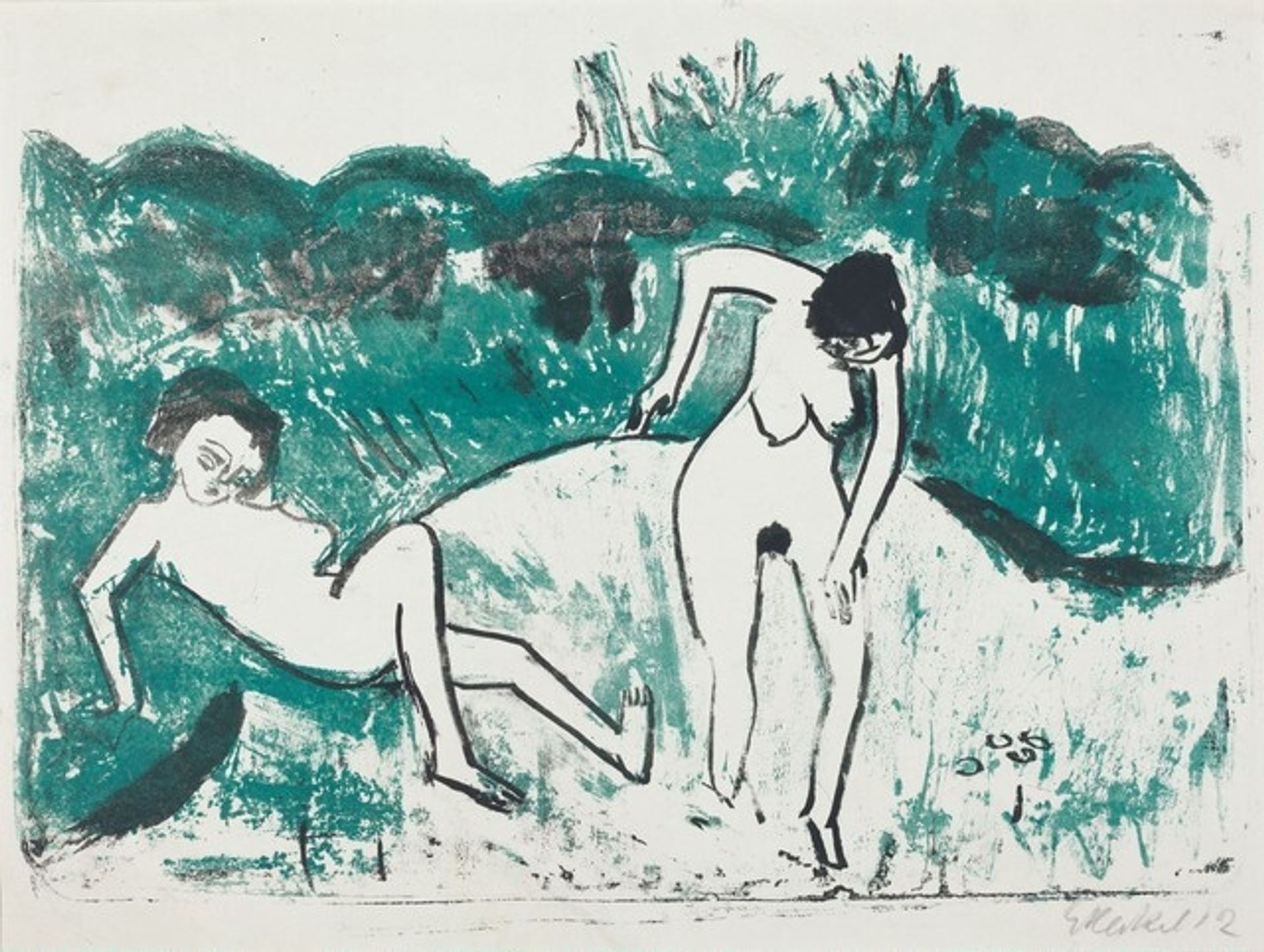 In the Meadow by Erich Heckel