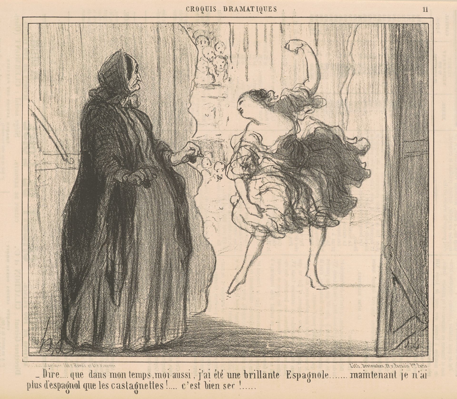 Dire que dans mon temps, moi aussi ... by Honoré Daumier
