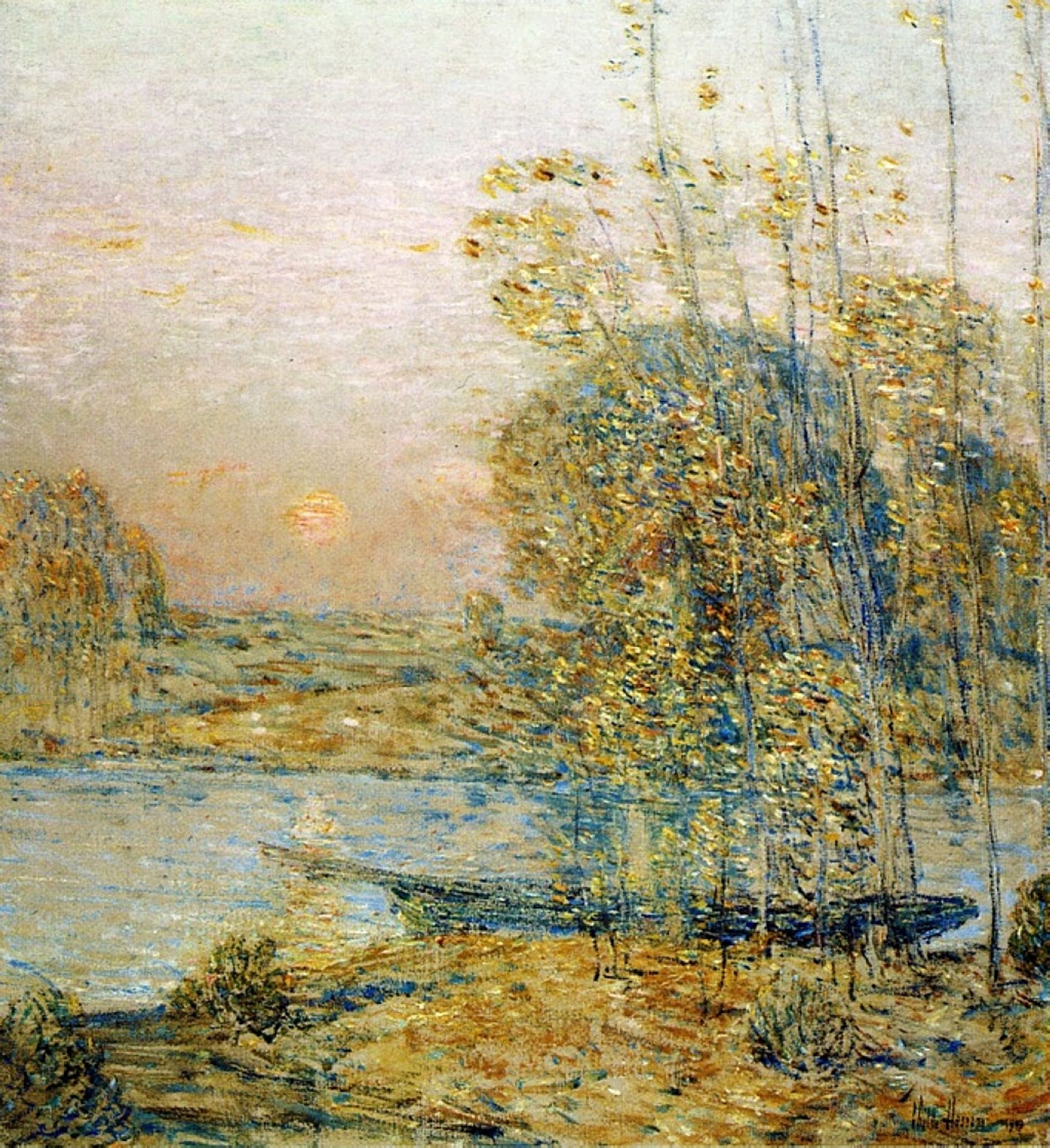 Late Afternoon (aka Sunset) by Childe Hassam