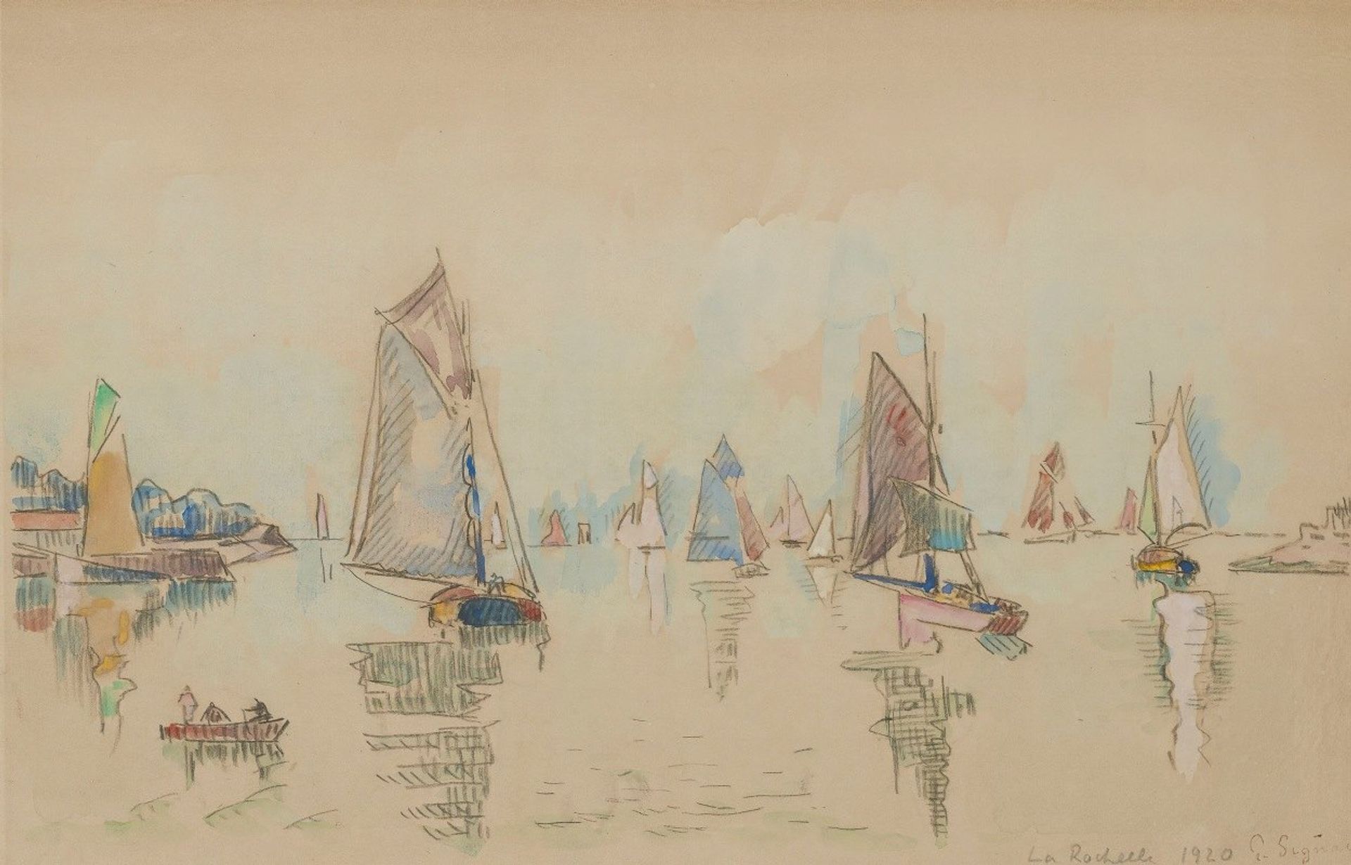 La Rochelle by Paul Signac