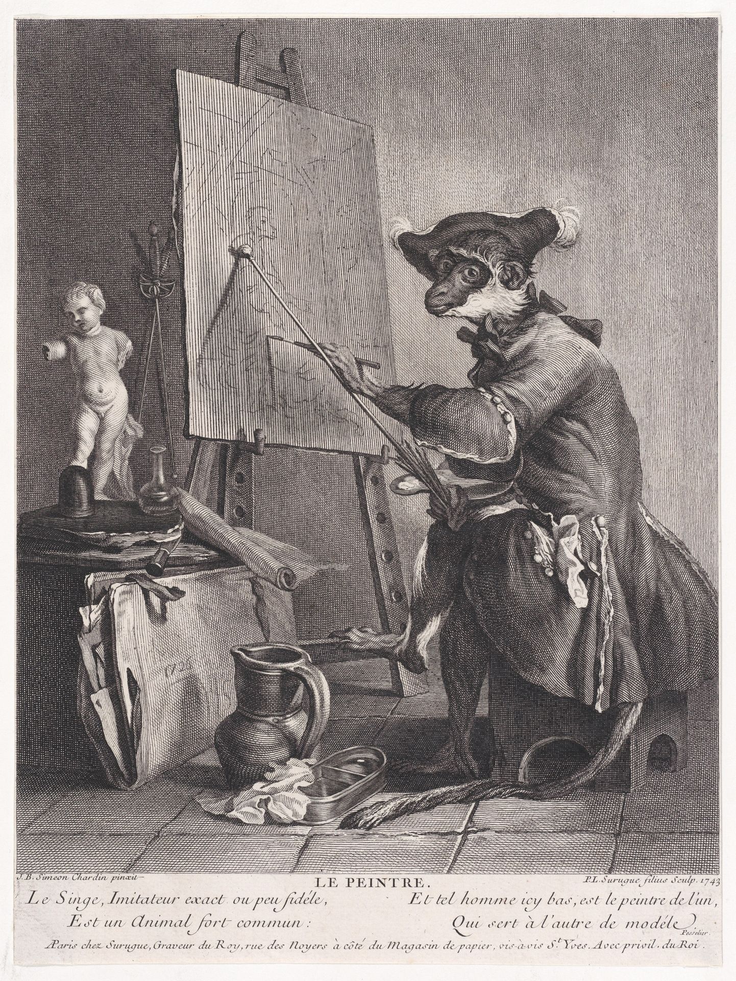 The Painter by Louis Surugue