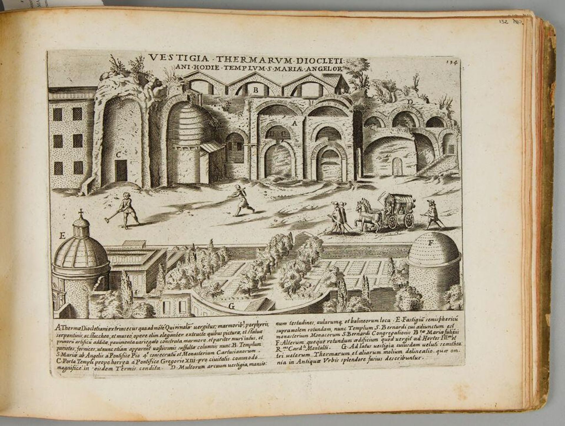 Ruins of the Baths of Diocletian by Giacomo Lauro