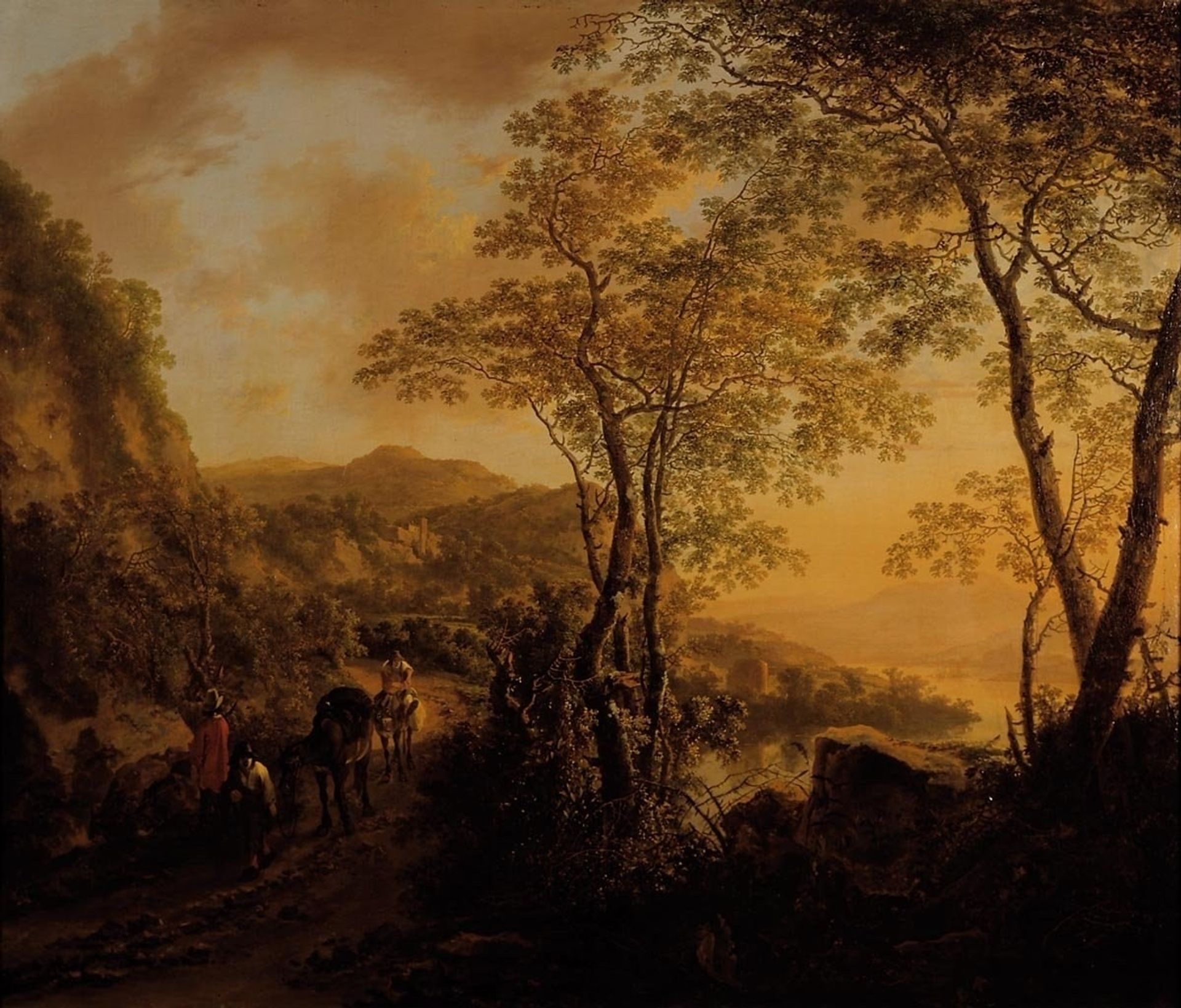 Italian Landscape by Jan Dirksz Both