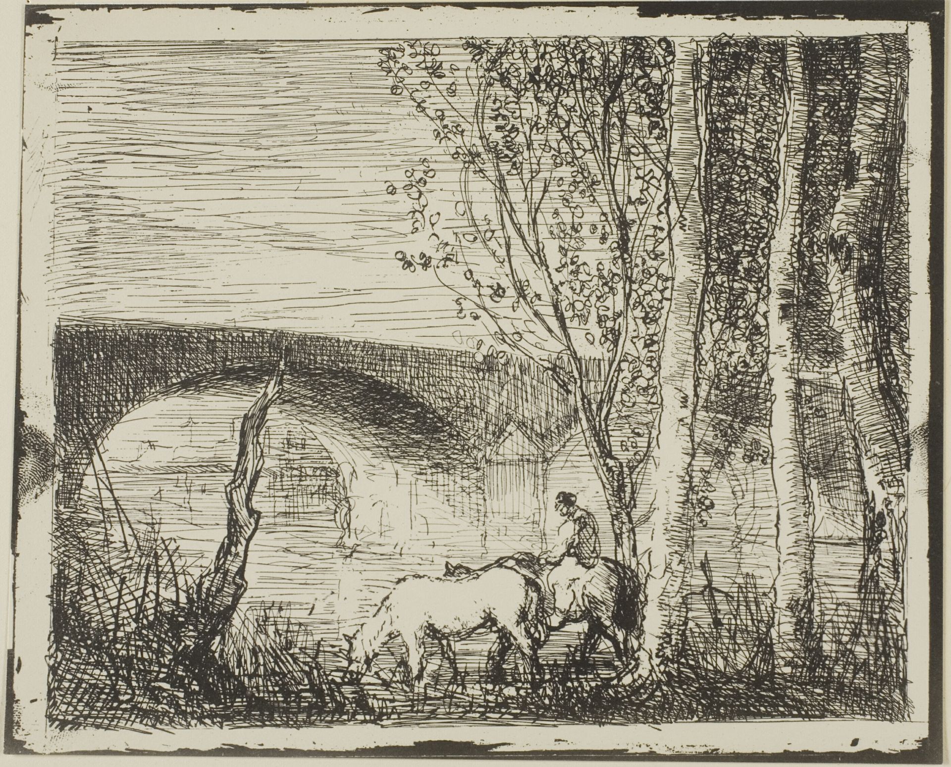 Bridge by Charles François Daubigny
