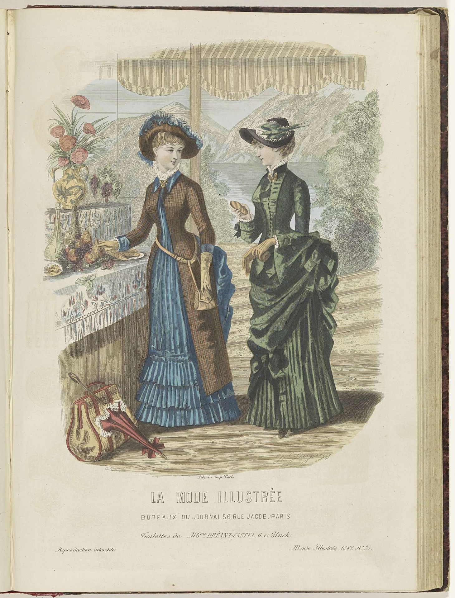 La Mode Illustrée, Journal de la Famille, 1882 by Firmin-Didot & Cie