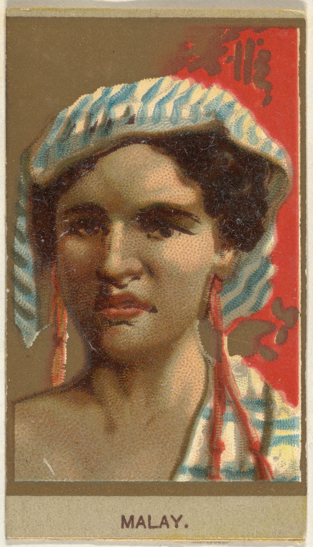 Malay, from the Races of Mankind series (T181) issued by Abdul Cigarettes by Abdul Cigarettes