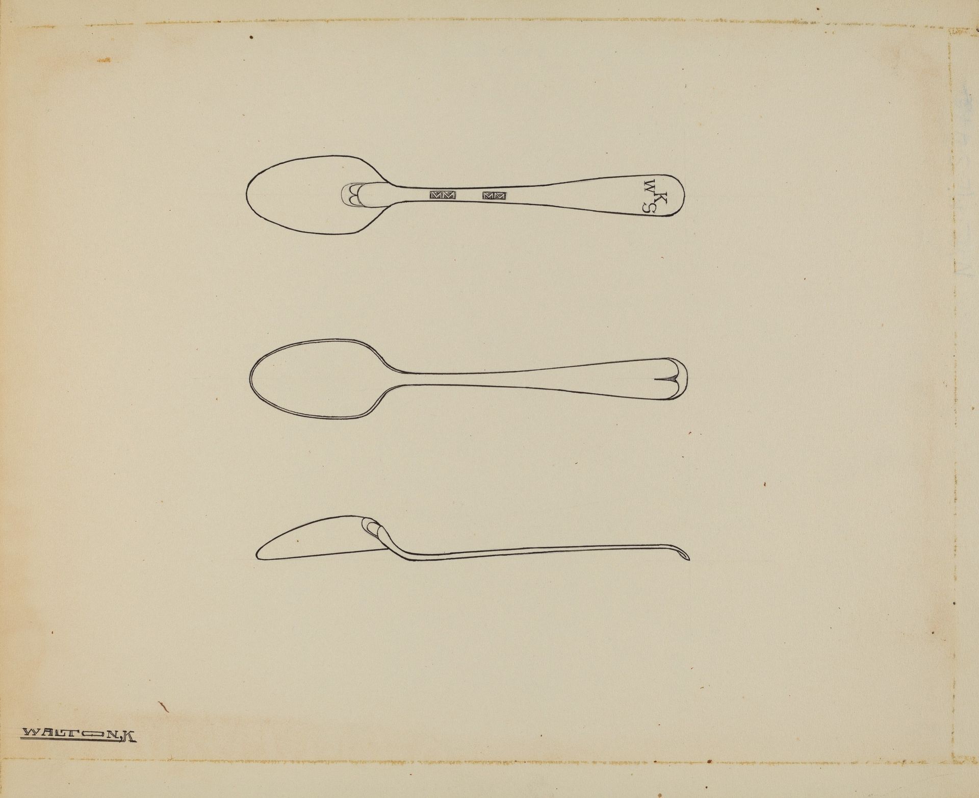 Silver Demi-tasse Spoon by Kalamian Walton