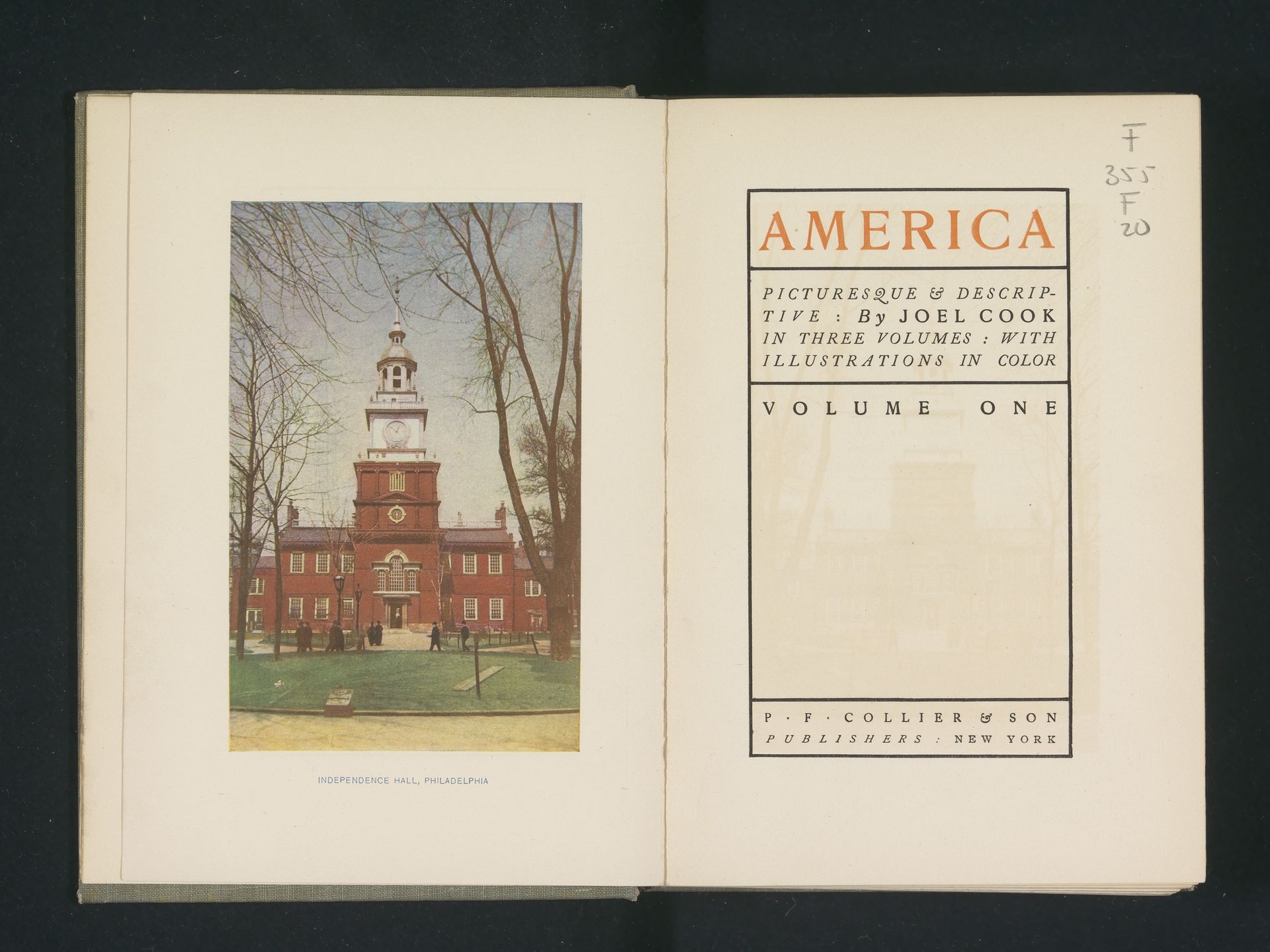 America : picturesque and descriptive volume one by Joel Cook