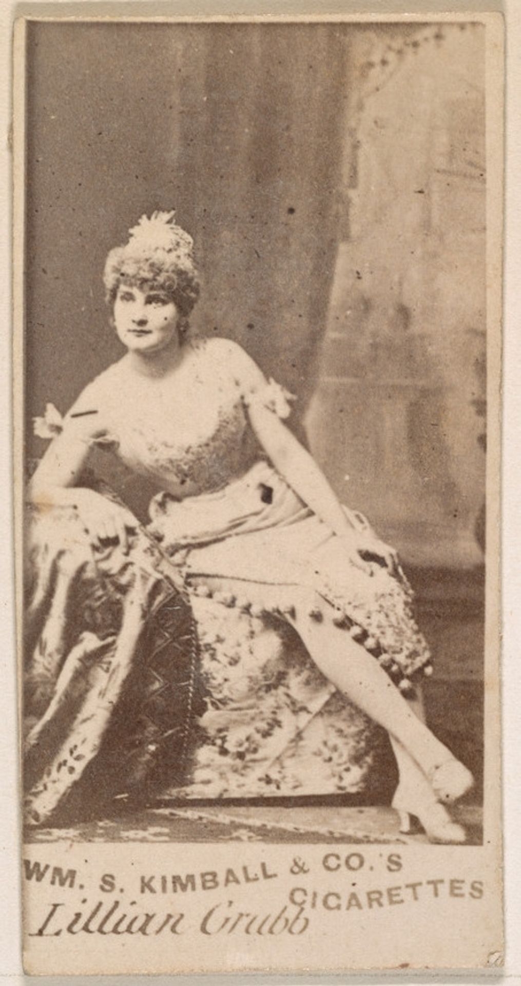 Lillian Grubb, from the Actresses series (N203) issued by Wm. S. Kimball & Co. by William S. Kimball & Company
