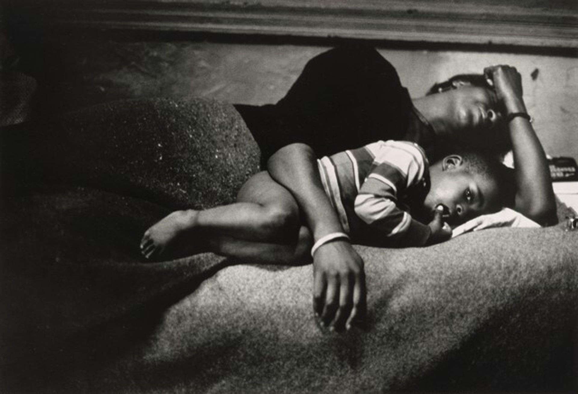 Bessie and Little Richard the Morning After She Scalded Her Husband, Harlem by Gordon Parks