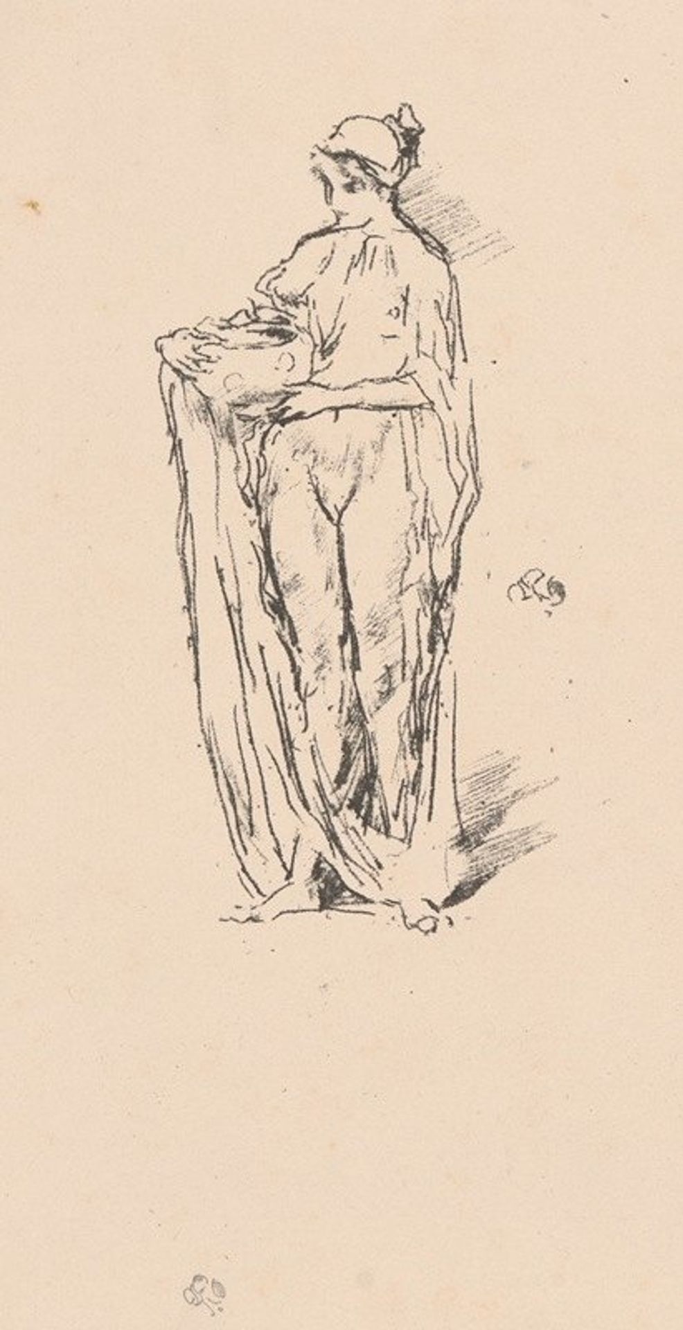 Girl with Bowl by James Abbott McNeill Whistler