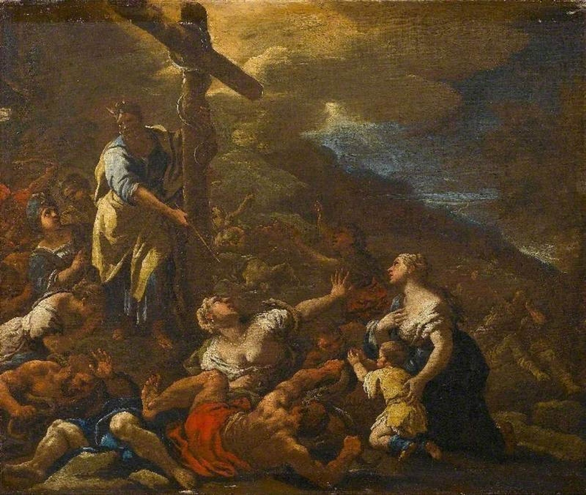 Moses and the Brazen Serpent by Luca Giordano