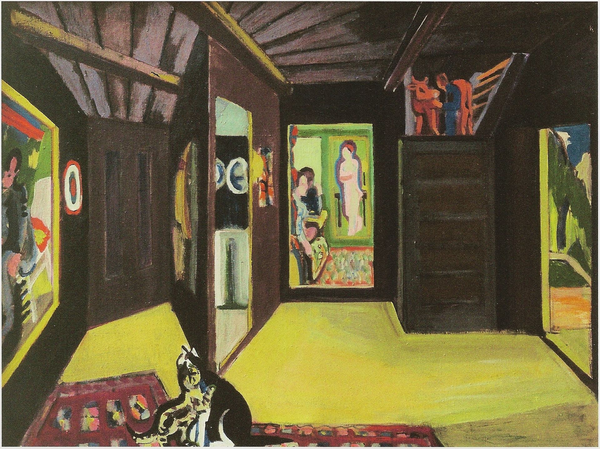 Mountain Atelier by Ernst Ludwig Kirchner