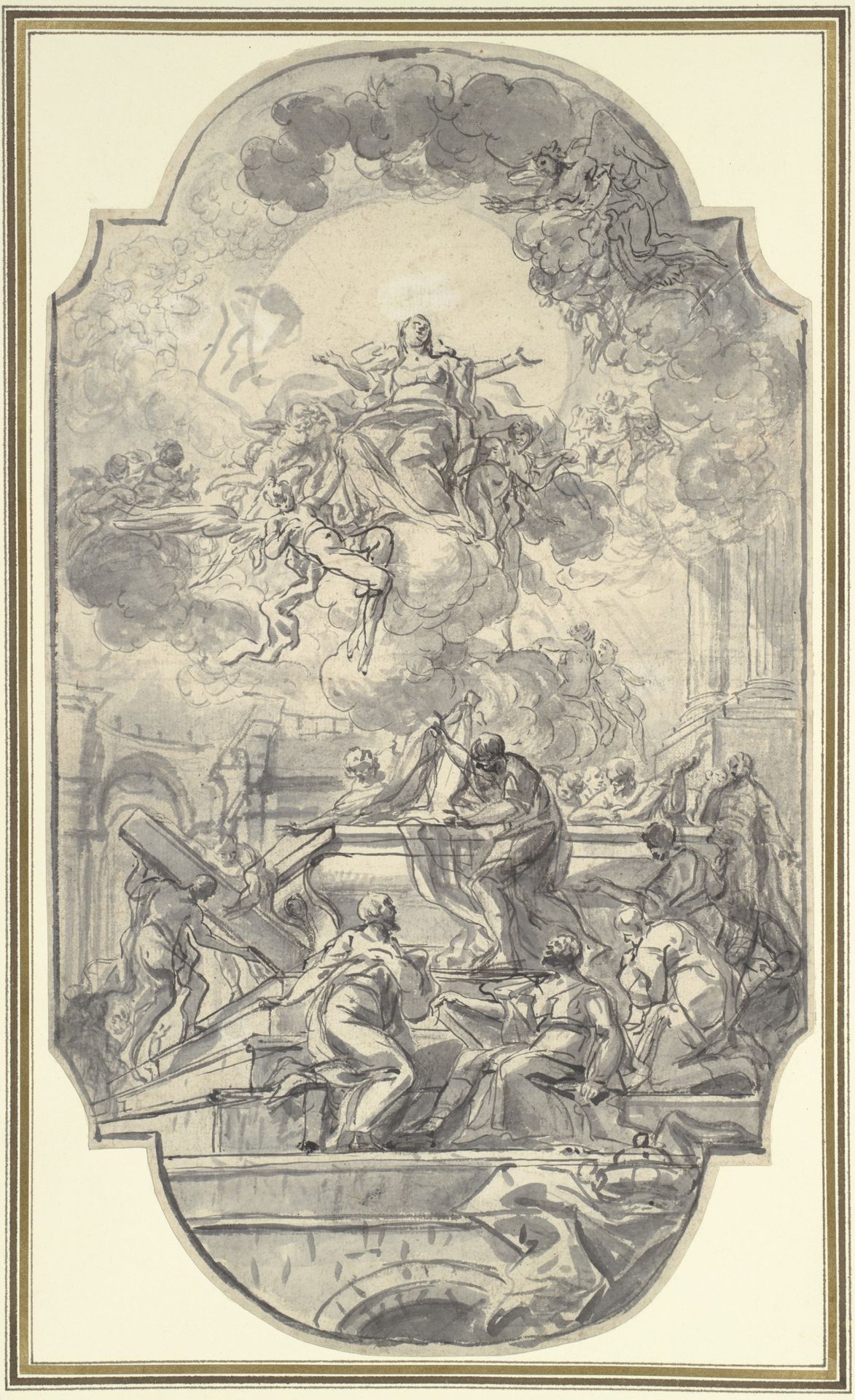 The Assumption of the Virgin by Francesco de Mura