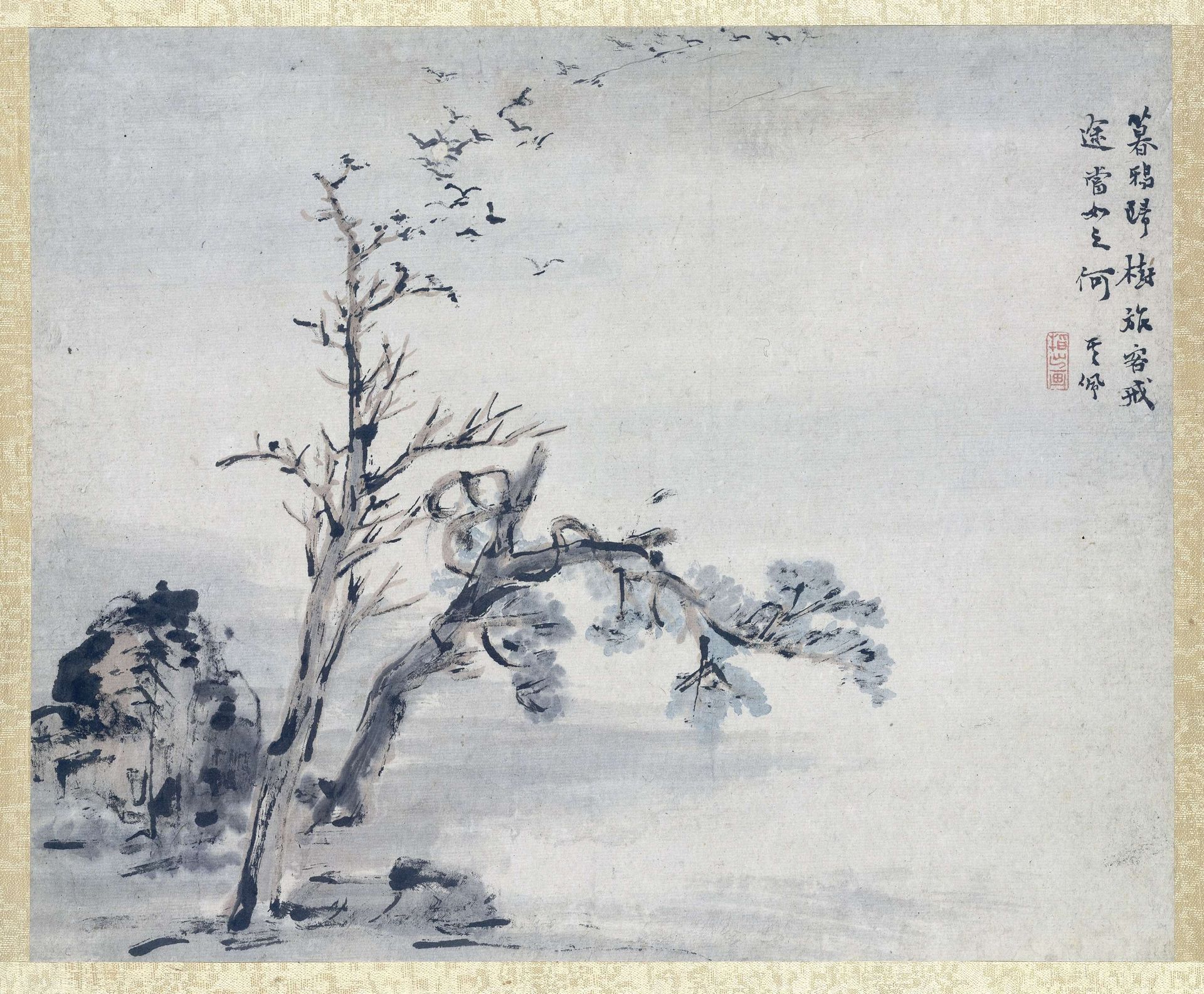 Schildering by Gao Qipei