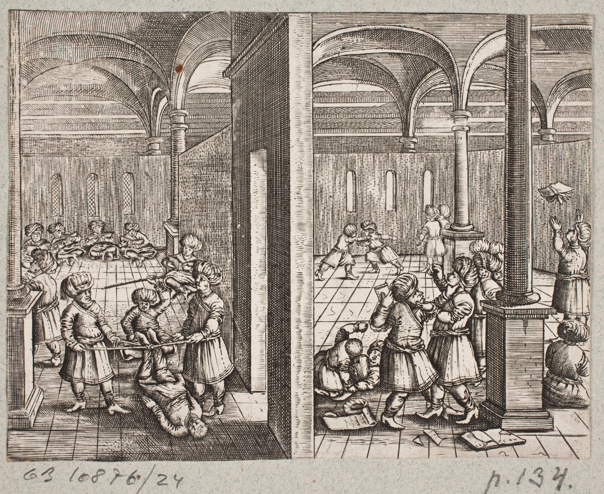 Illustration til Adam Olearius, “Persianischer Rosenthal von einem Sinnreichen Poeten Schich Saadi […]”, Schleswig 1660 by J. Muller