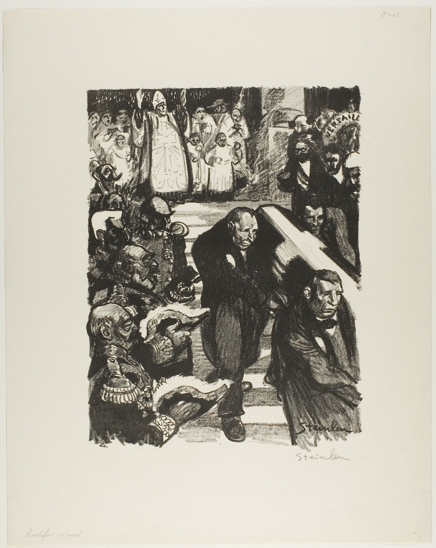 Rochefort is dying! Rochefort is dead! by Théophile Alexandre Steinlen
