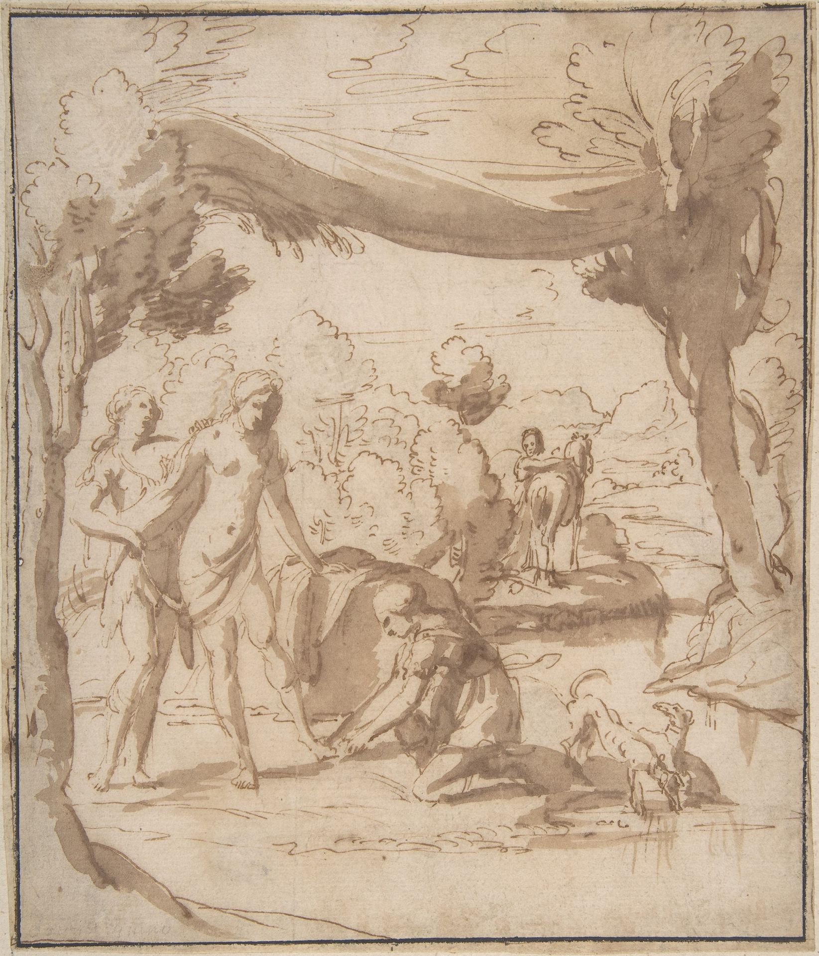 Diana Bathing by Francesco Albani