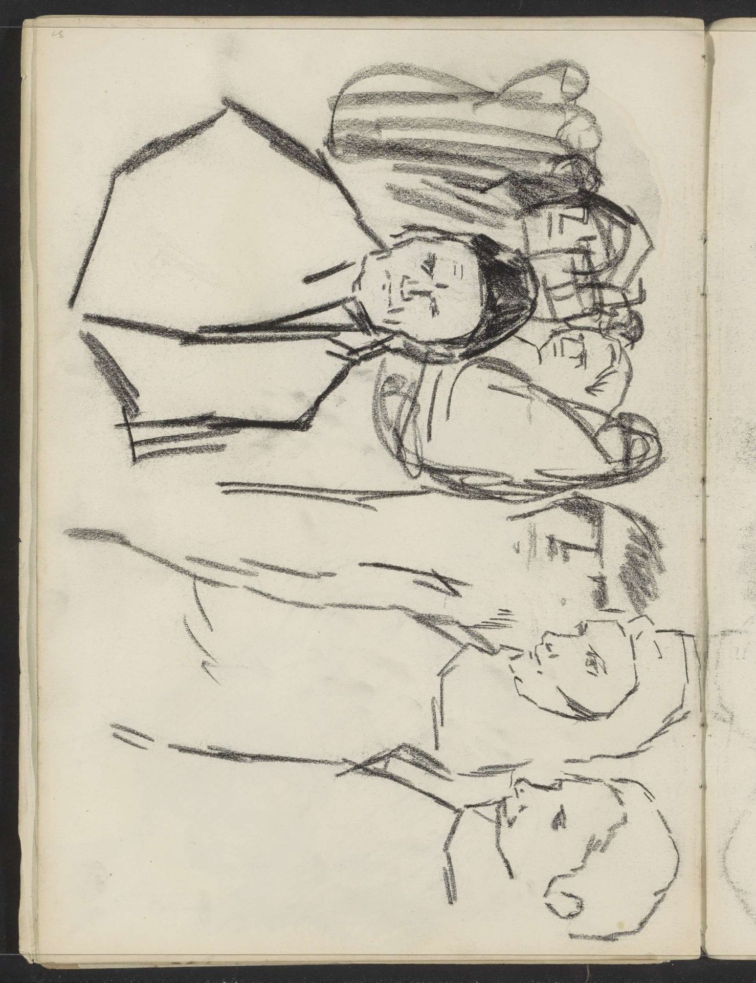 Figuurstudies by Isaac Israels