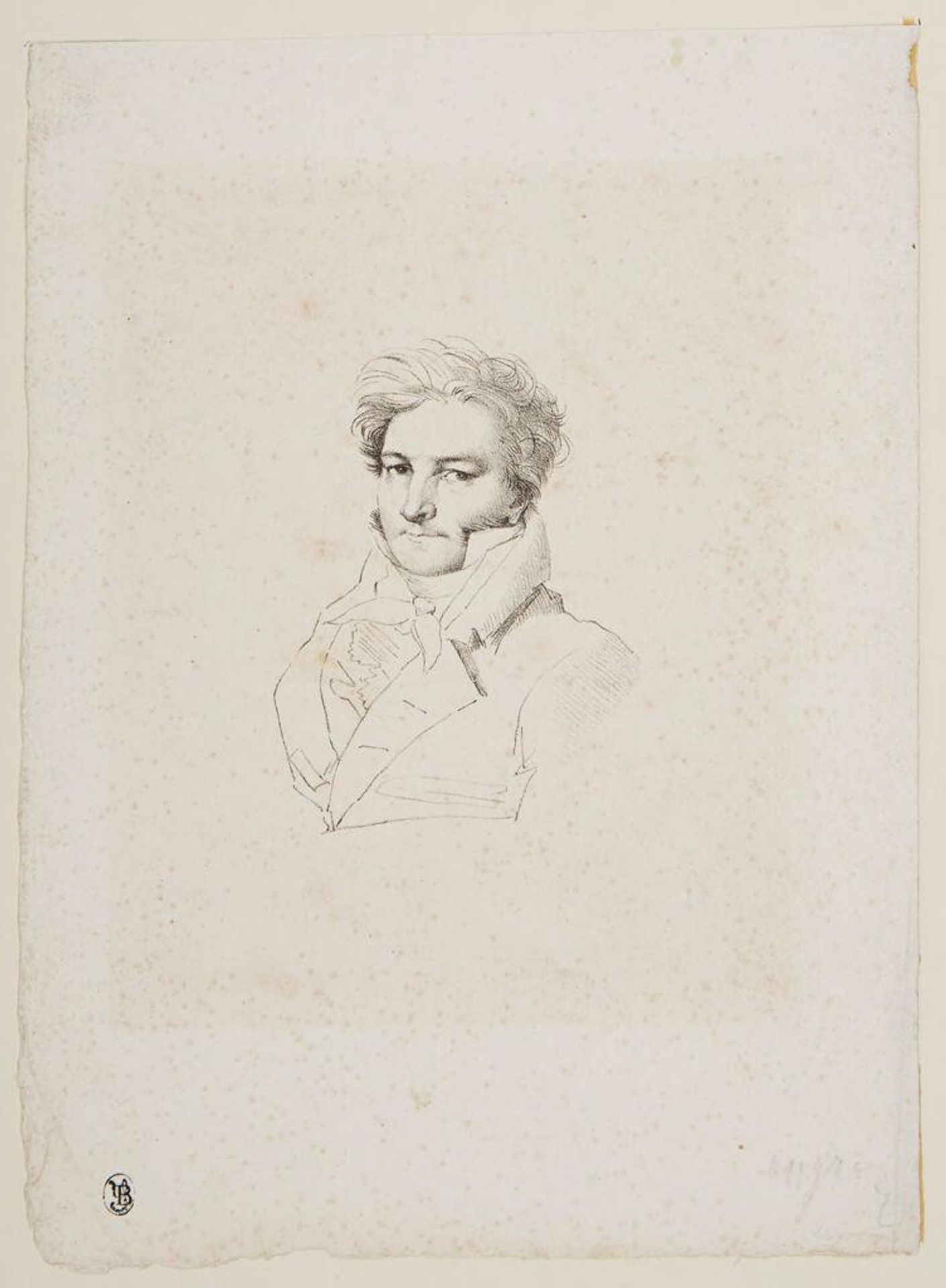 Jacques Marquet de Norvins, Baron de Montbreton by Jean Auguste Dominique Ingres
