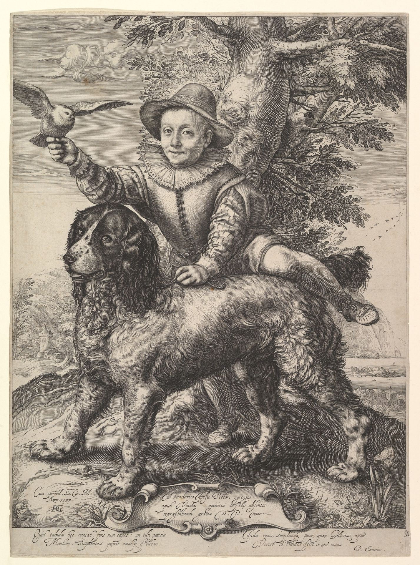Frederick de Vries by Hendrick Goltzius