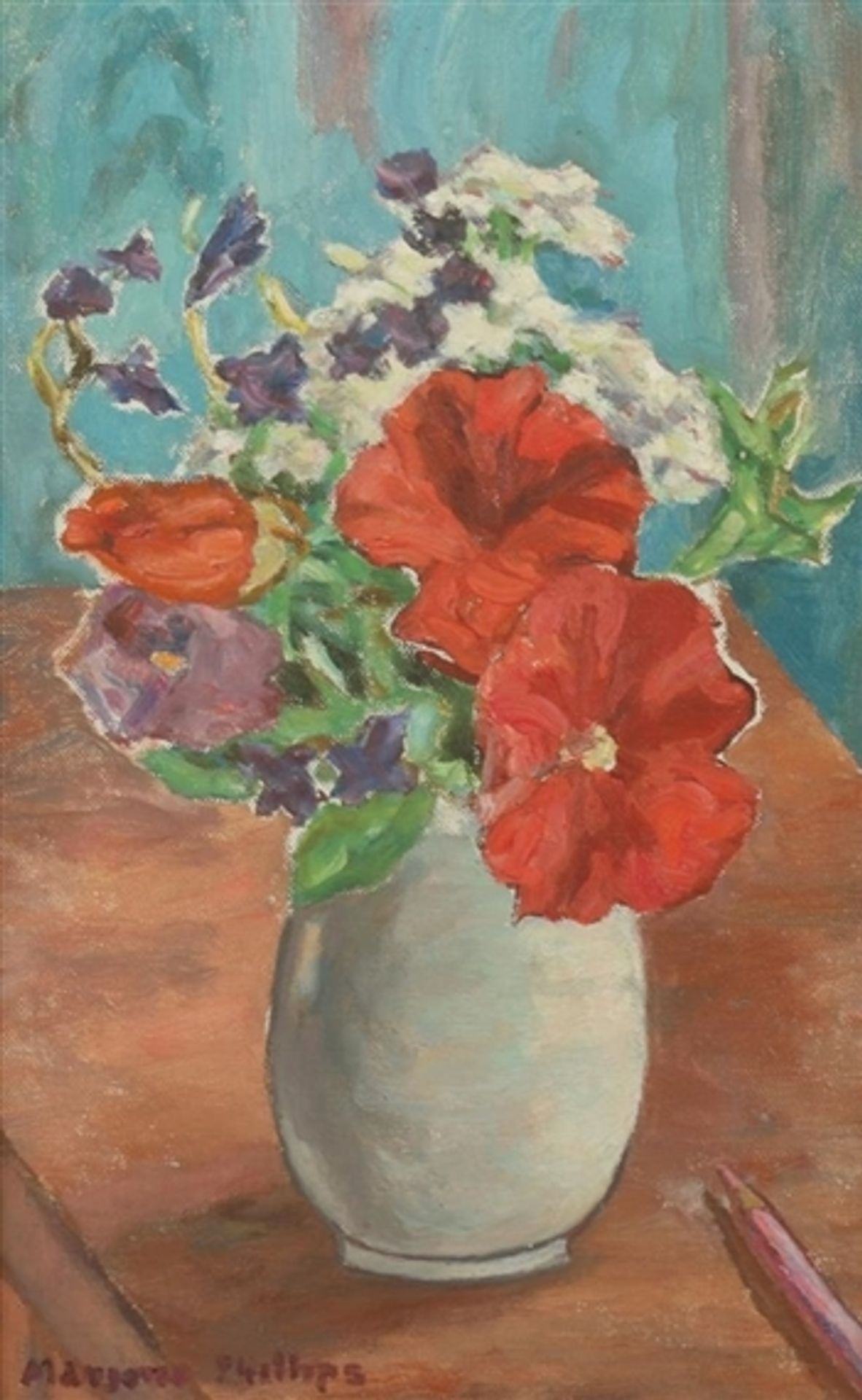 VASE OF FLOWERS by Marjorie Acker Phillips