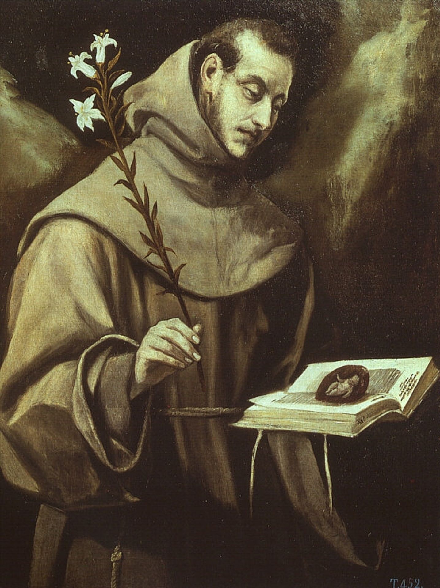 St. Antony of Padua by El Greco (Domenikos Theotokopoulos)