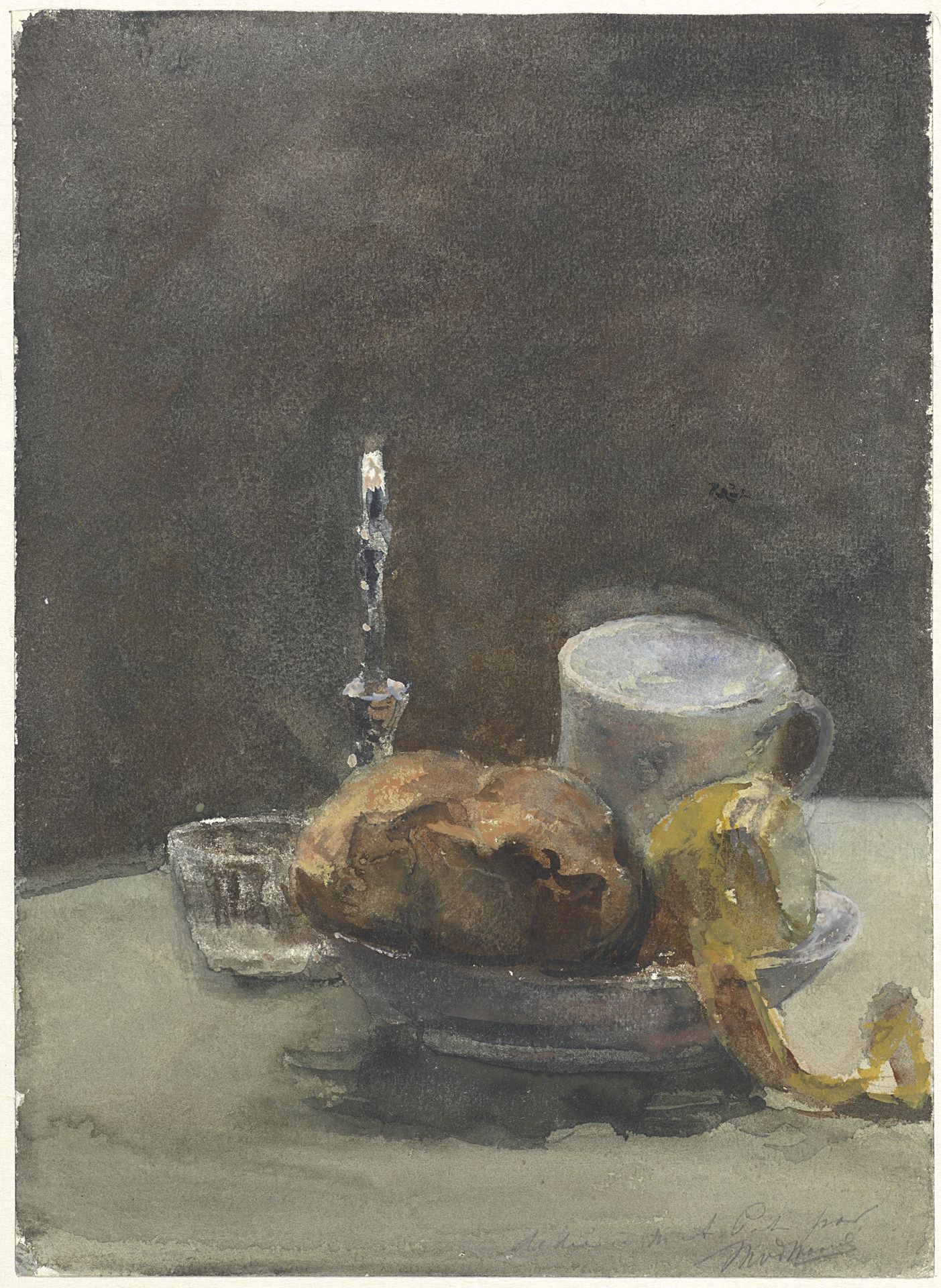 Stilleven by Marinus van der Maarel