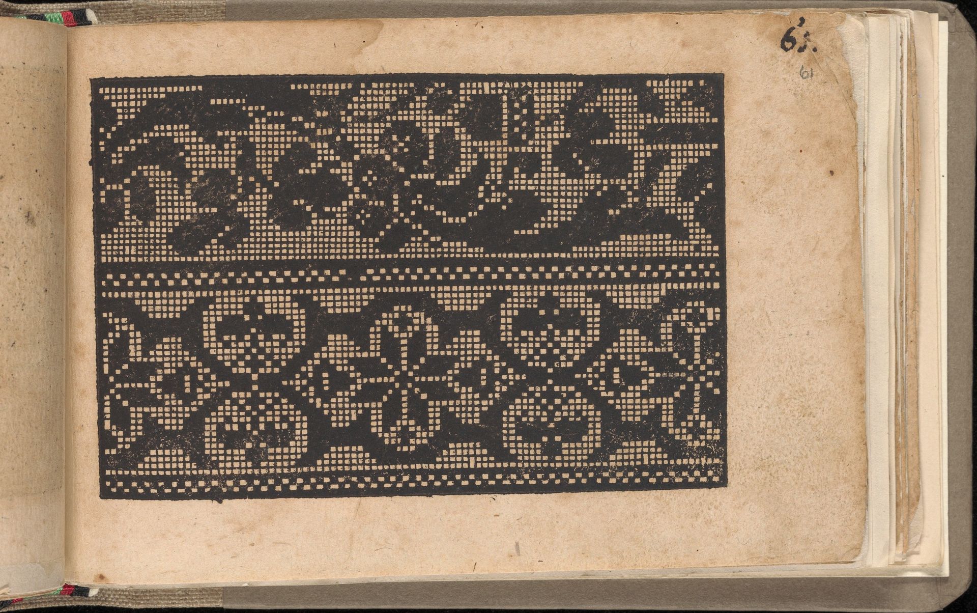 Schön newes Modelbuch (Page 61r) by Sigismundus Latomus