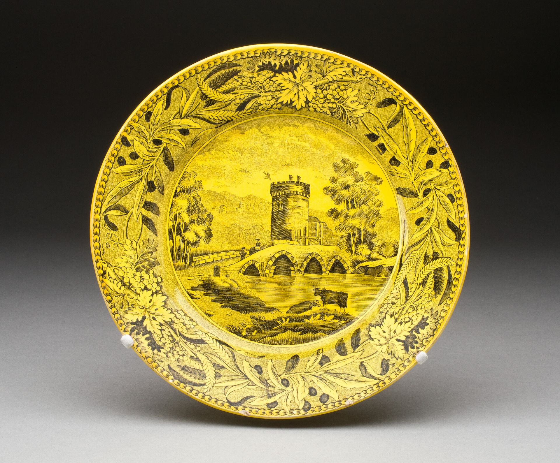 Plate by Montereau Pottery
