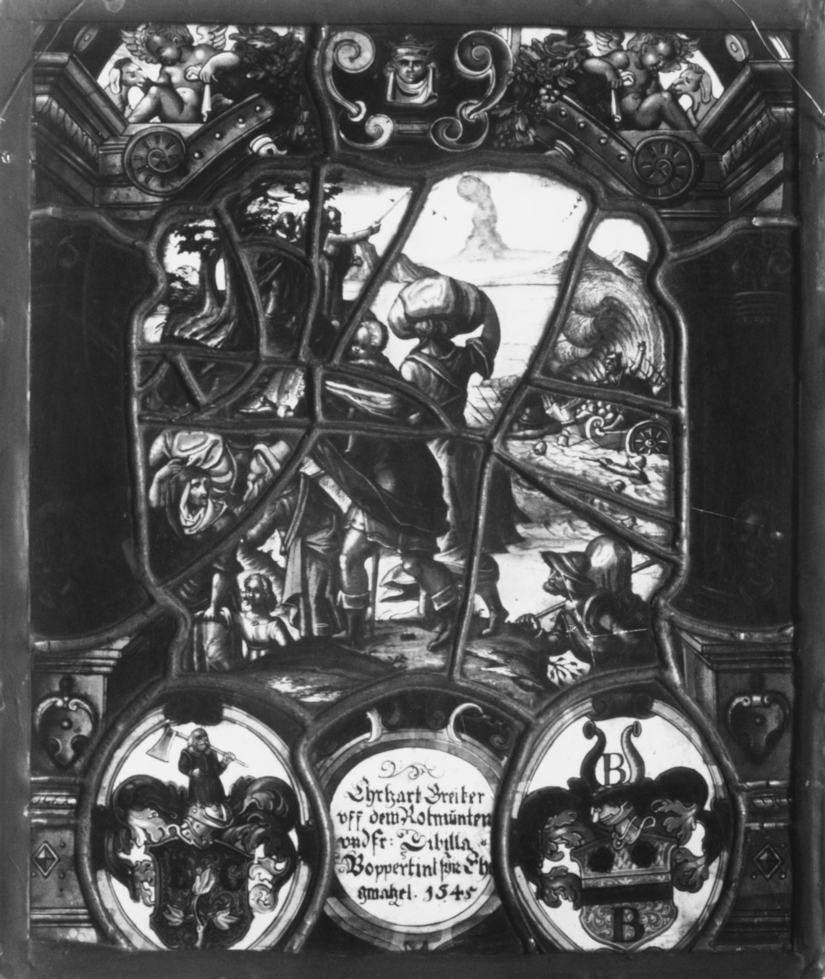 The Passing Over the Red Sea (one of a pair) by St. Gallen