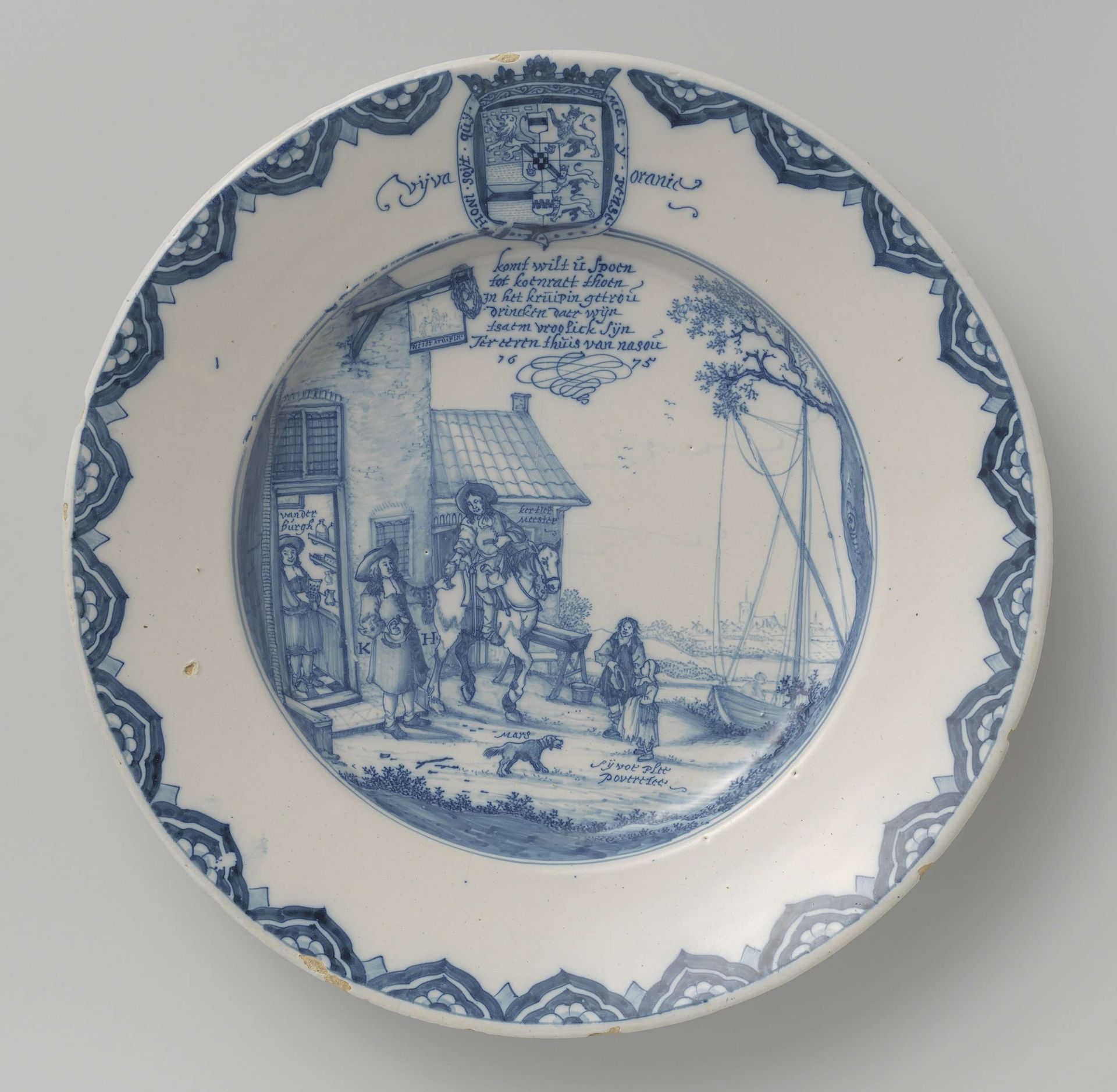 Dish with the Kruipin Inn by Anonymous