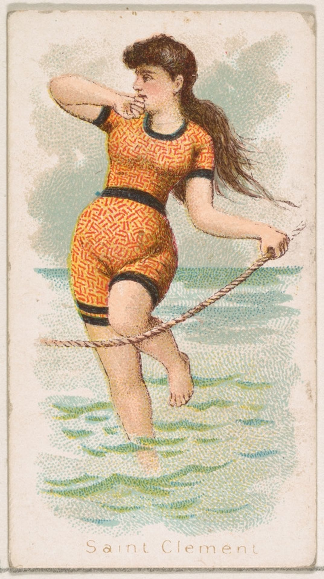 Saint Clement, from the Fancy Bathers series (N187) issued by Wm. S. Kimball & Co. by William S. Kimball & Company