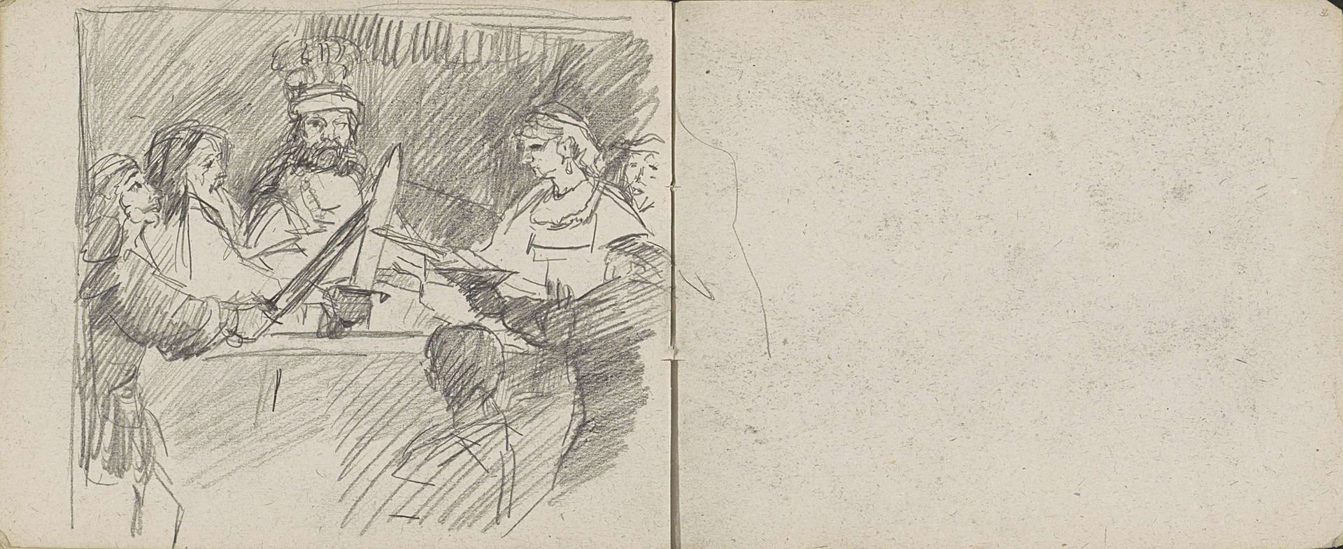 Samenzwering van Claudius Civilis by Isaac Israels