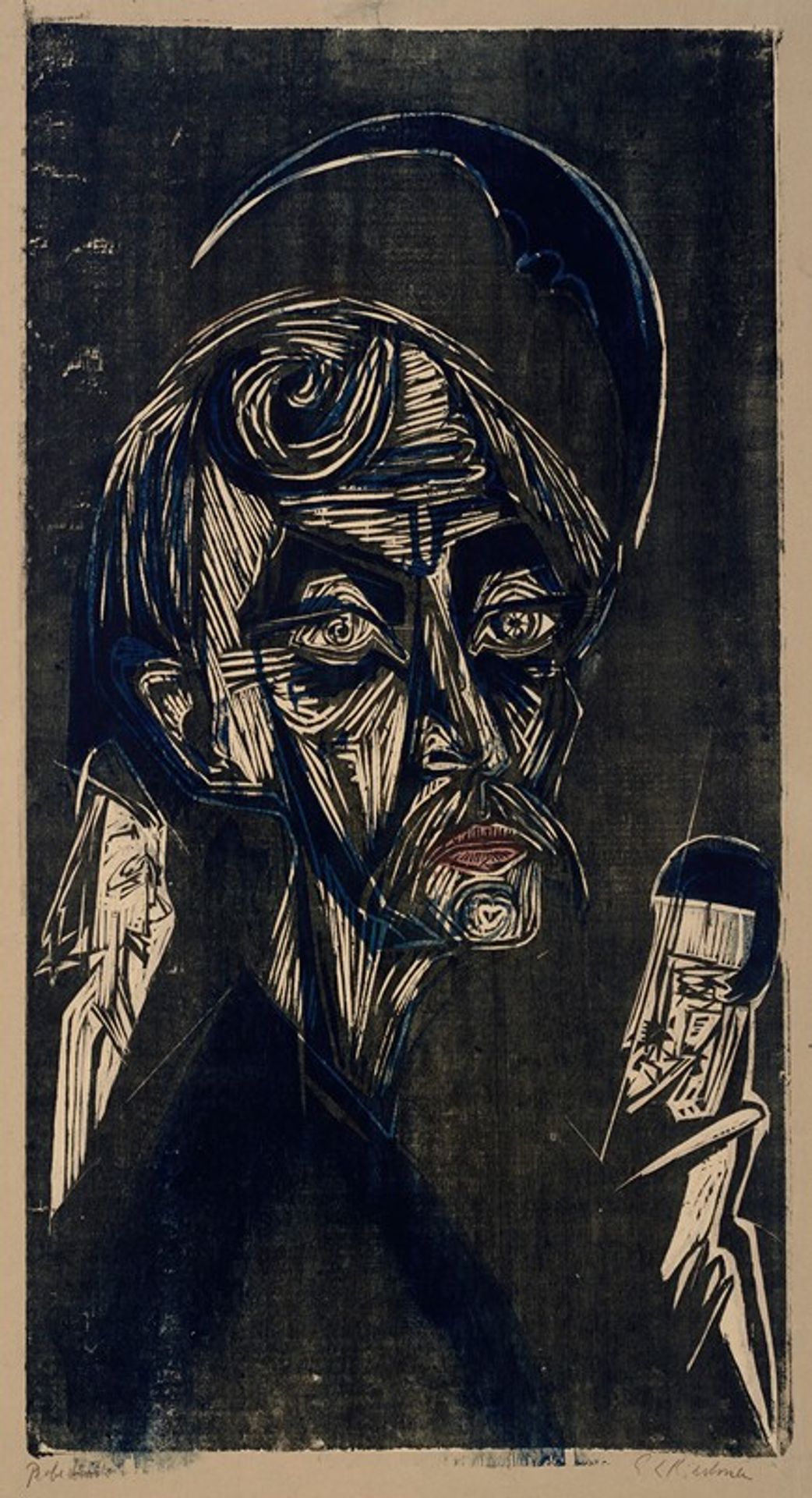 Blonder Maler Stirner by Ernst Ludwig Kirchner