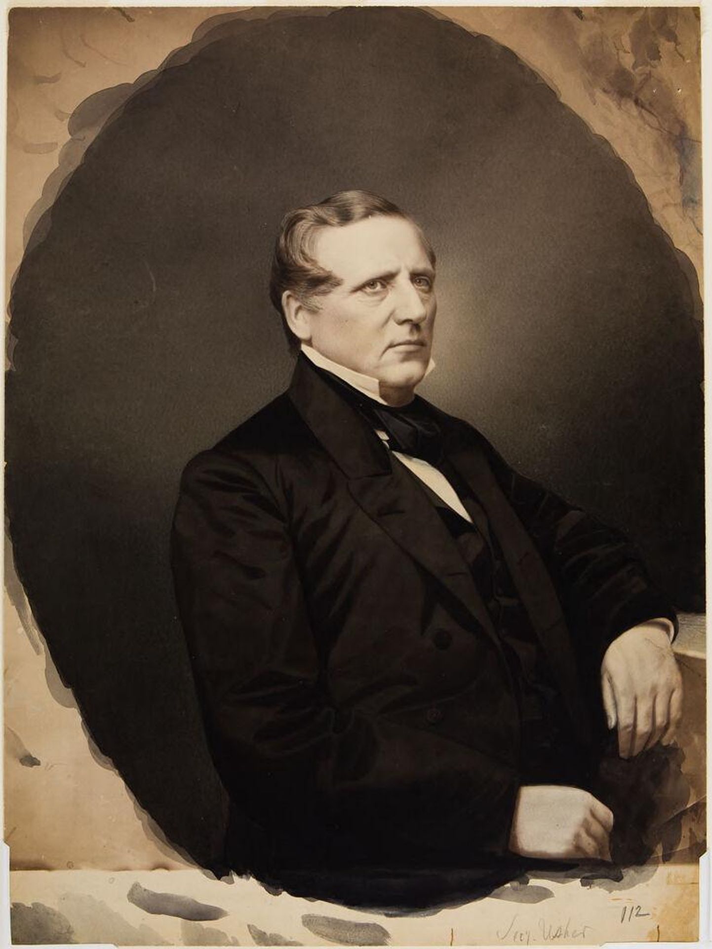 John Palmer Usher (1818-1889) by Mathew B. Brady
