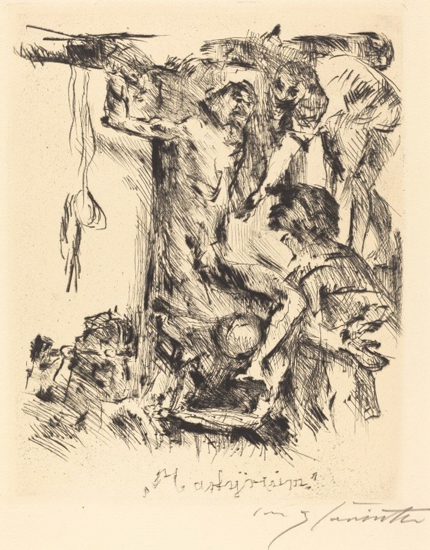 Martyrium by Lovis Corinth