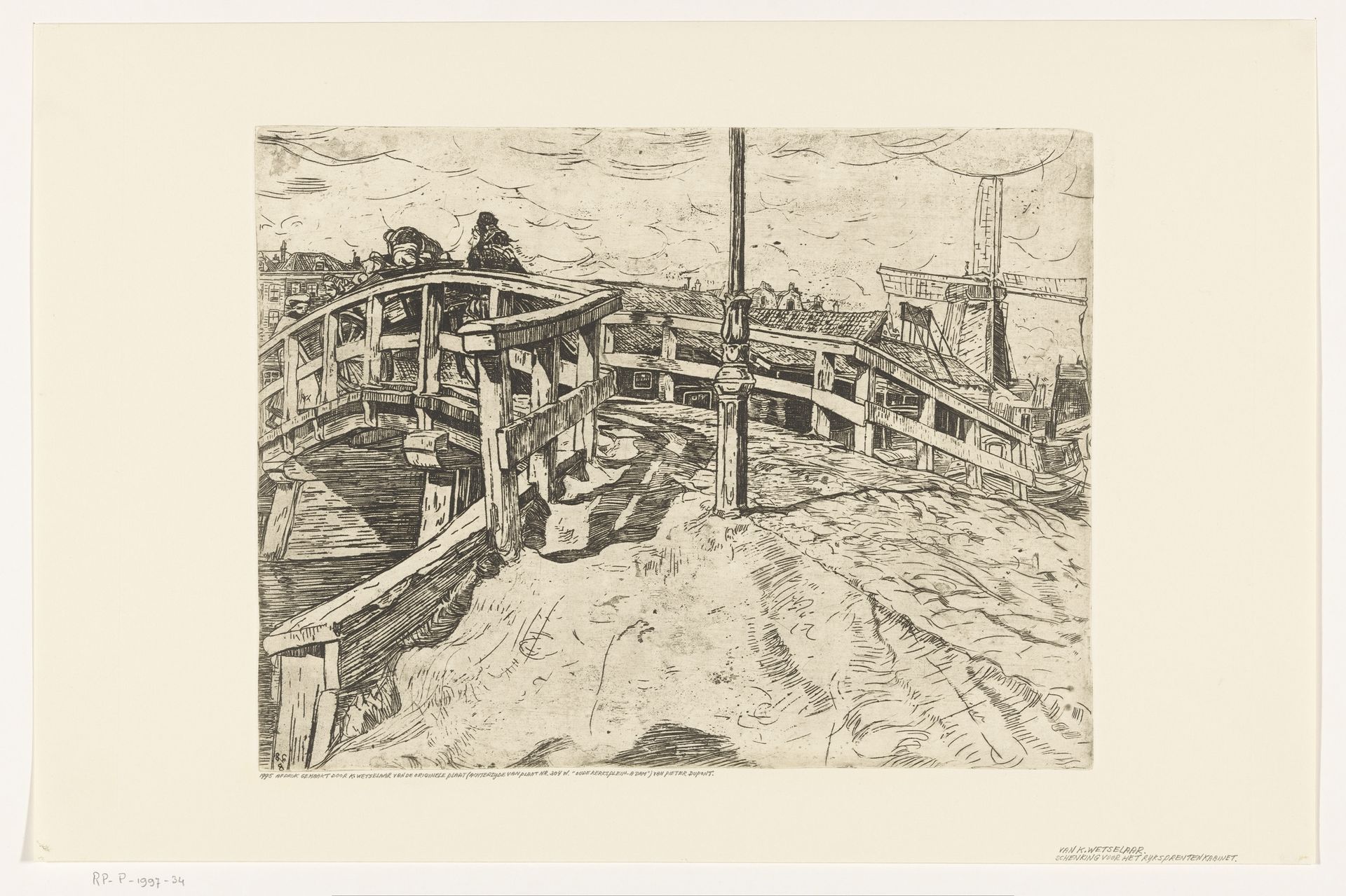 Brug in de Baarsjes by Pieter Dupont