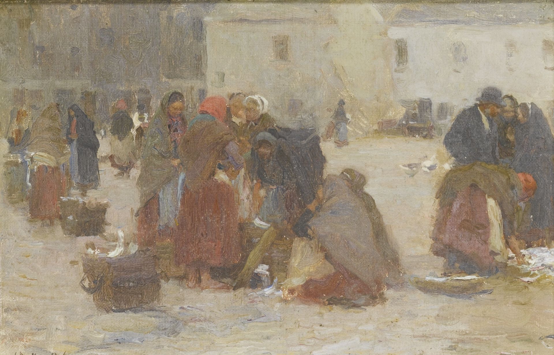 Fish Market, Galway by Walter Osborne