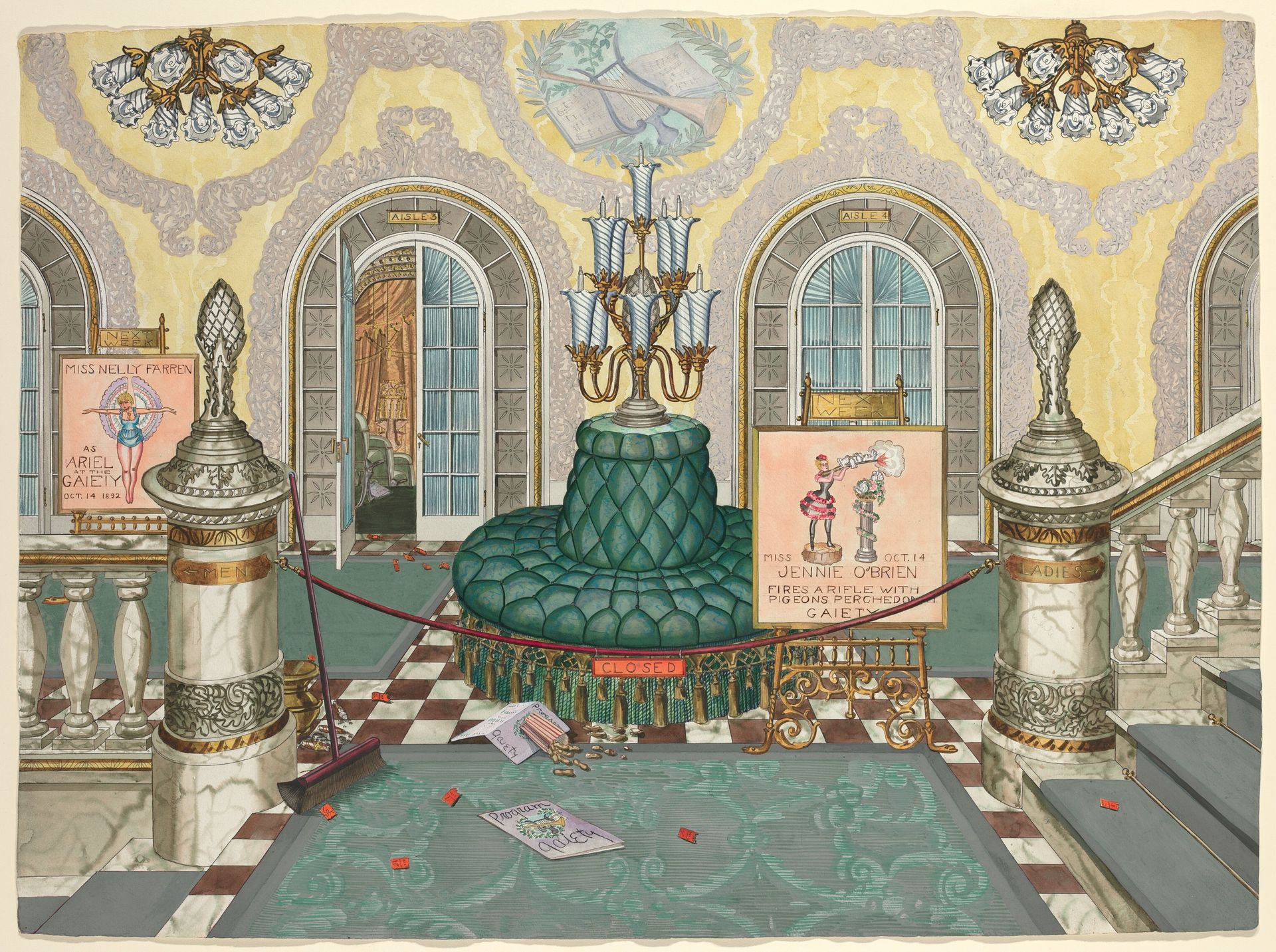 Theatre Lobby by Perkins Harnly