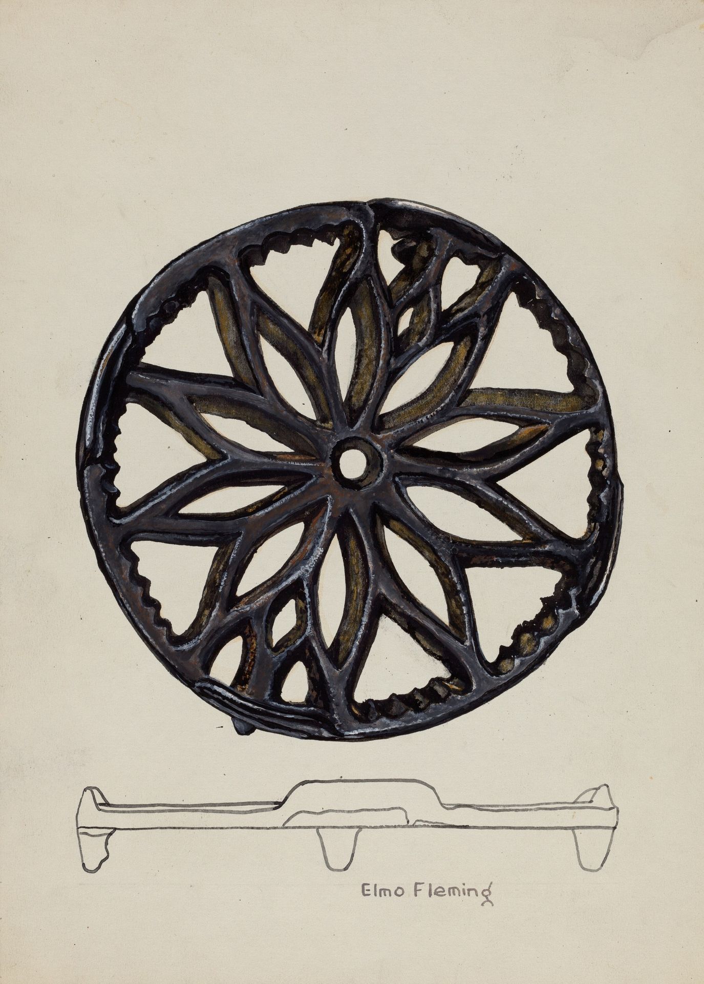 Iron Stand by Elmo Fleming