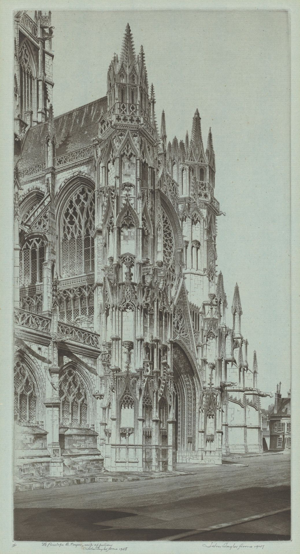 Memento Vivere, Notre Dame, Evreux by John Taylor Arms
