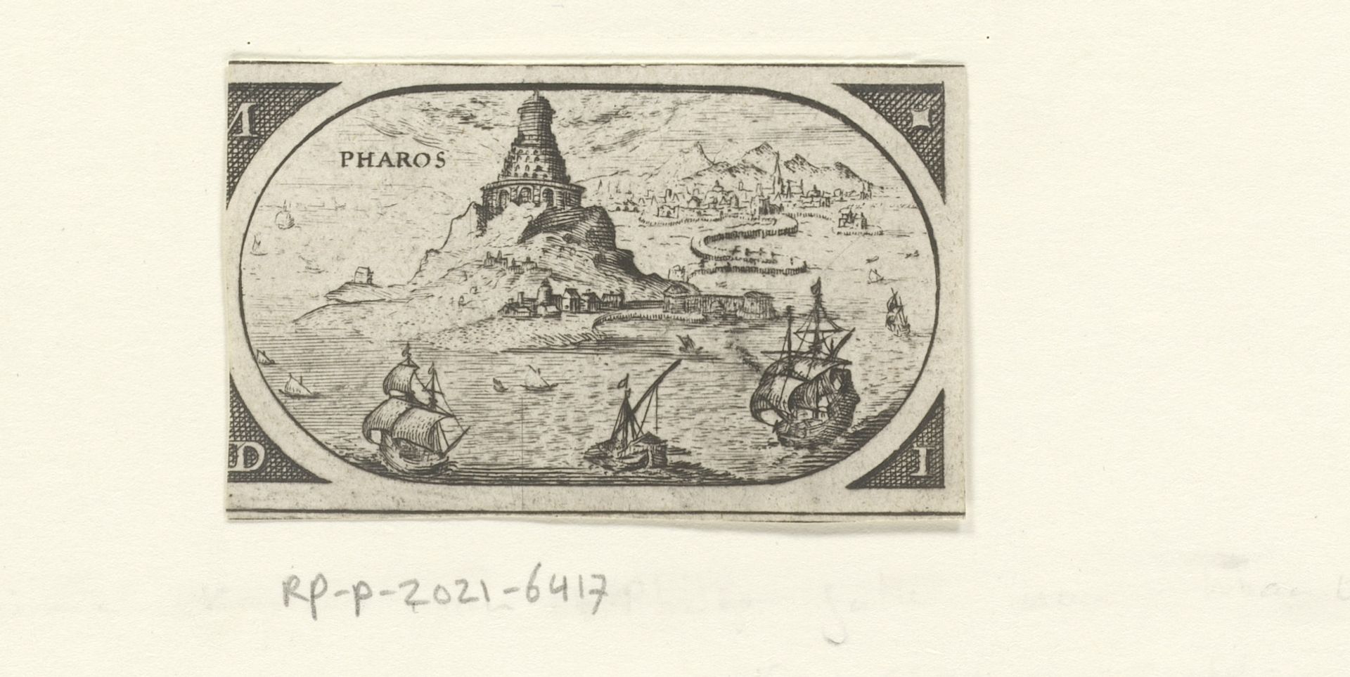 Vuurtoren van Alexandrië by Josua van den Enden