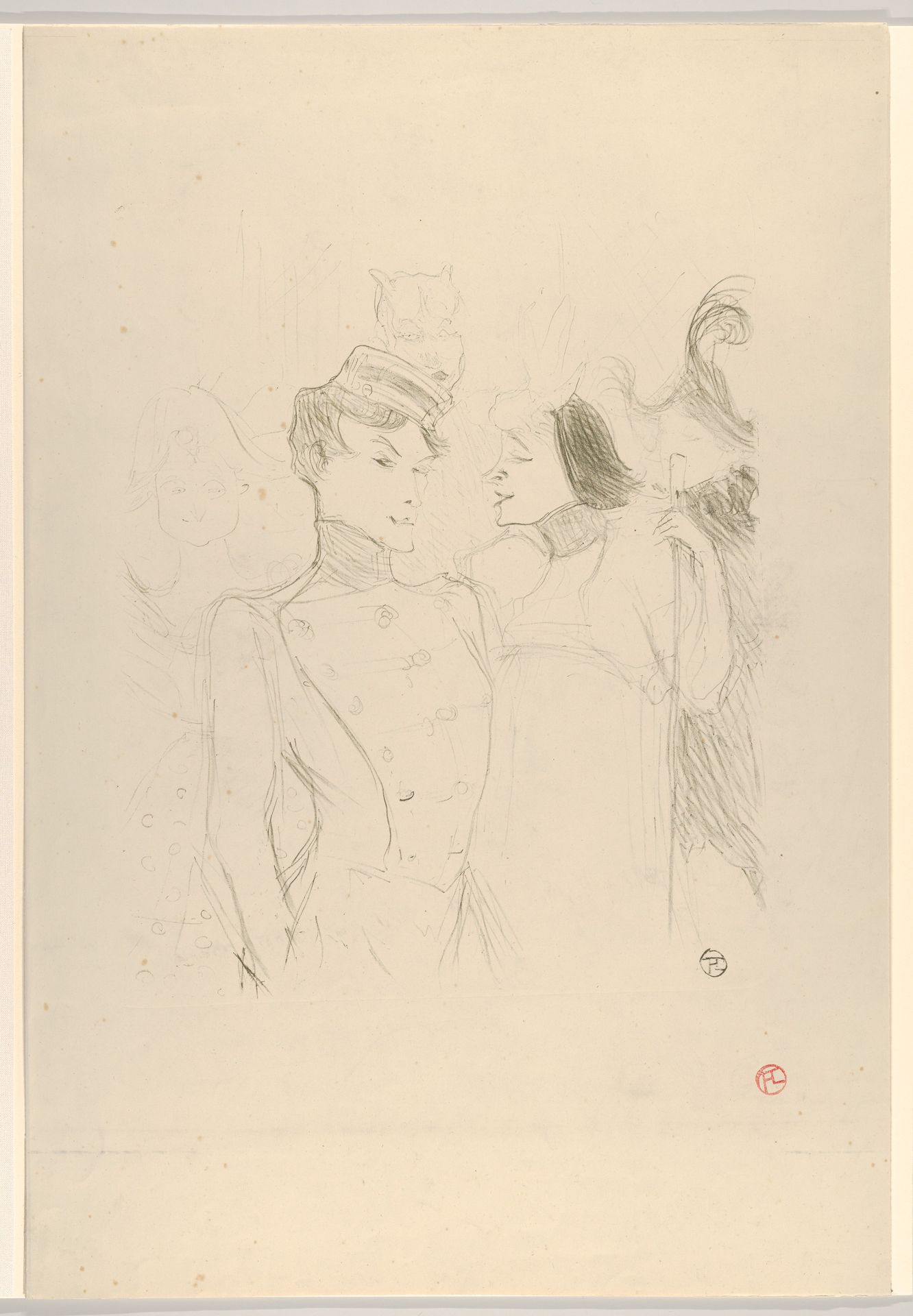 Marcelle Lender and Eva Lavalliére in a Revue at the Variétés by Henri de Toulouse-Lautrec