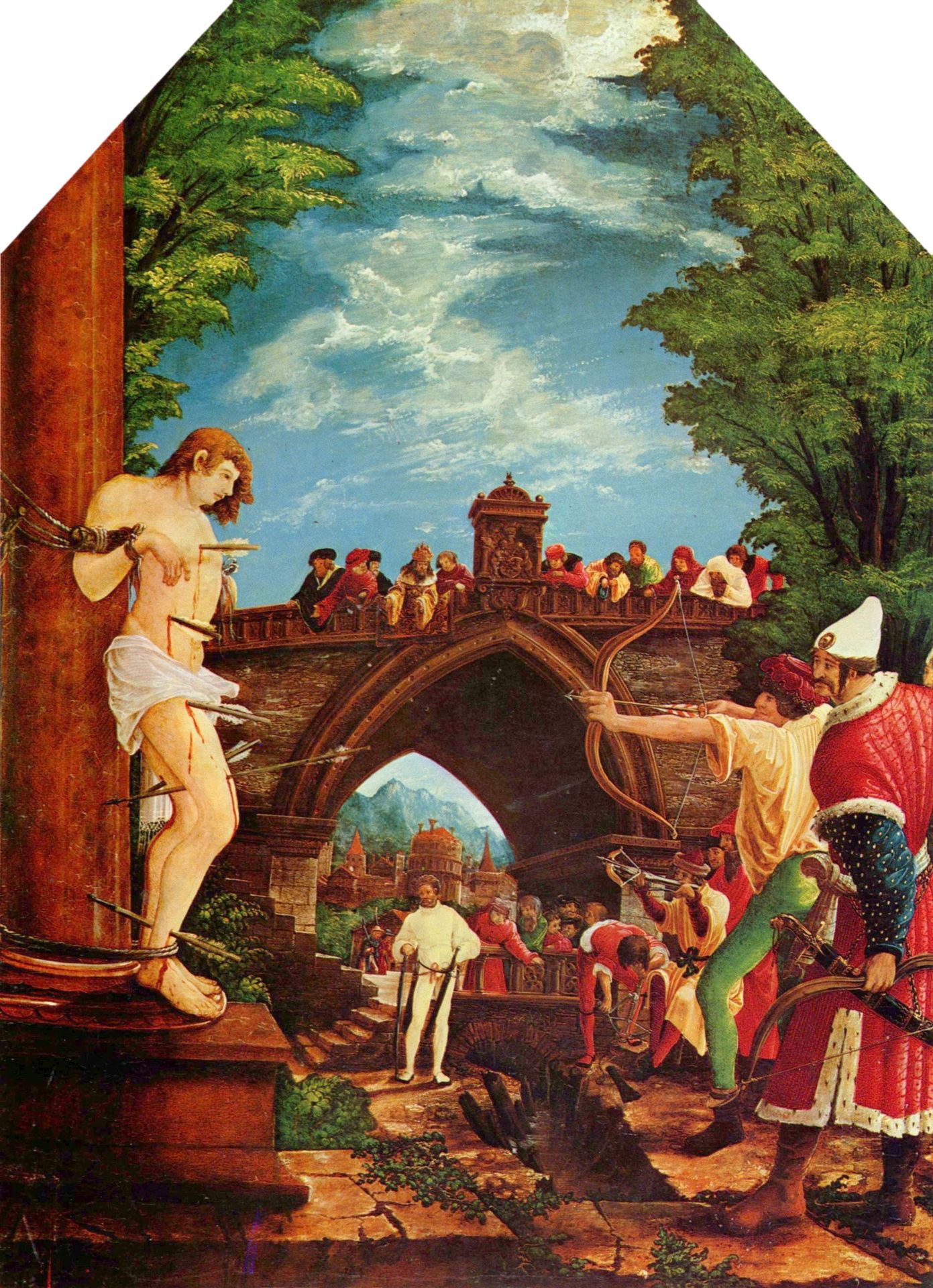 Martyrdom of St. Sebastian by Albrecht Altdorfer