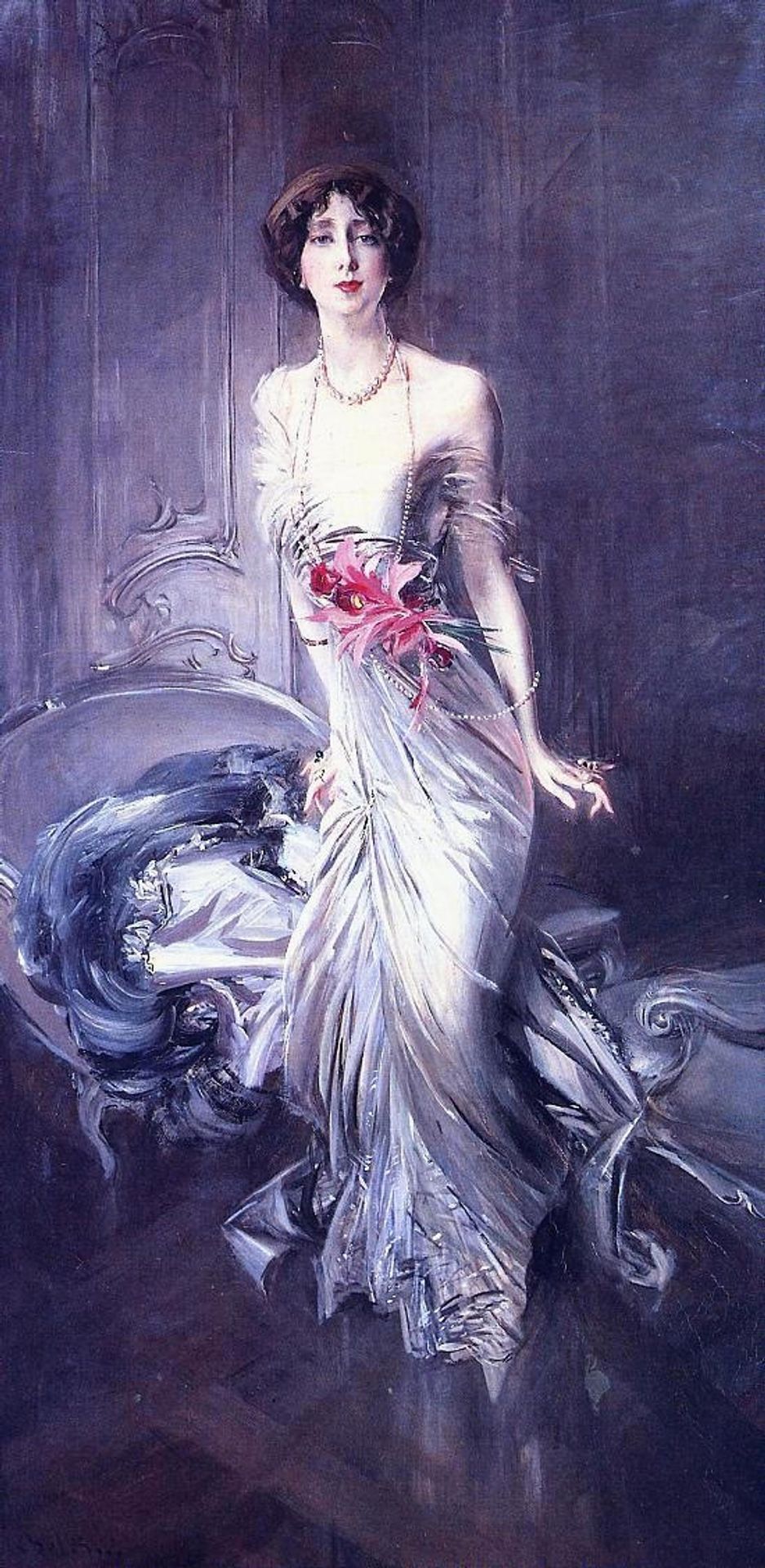Portrait of Madame E. L. Doyen by Giovanni Boldini