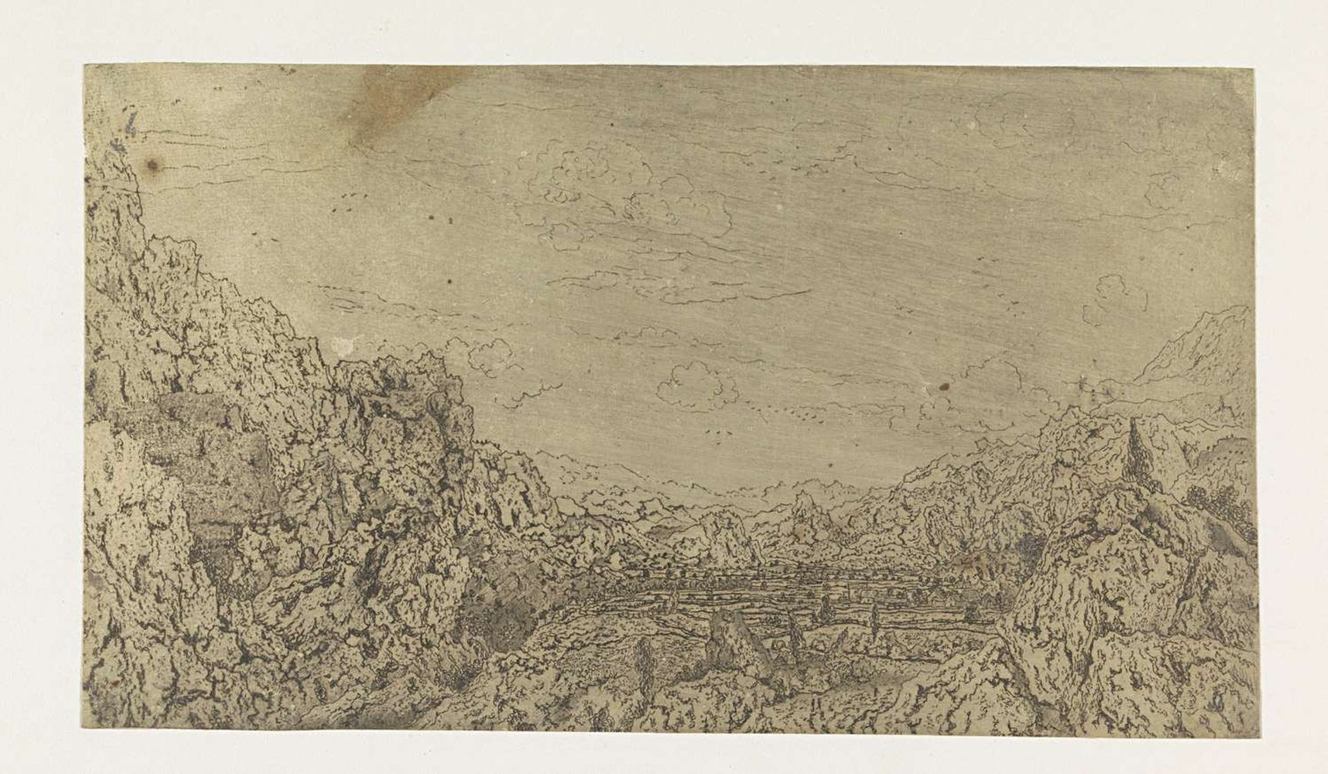 The Enclosed Valley by Hercules Segers